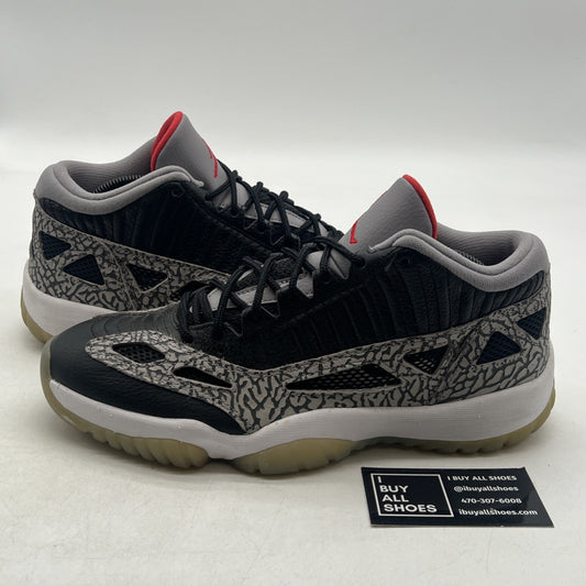 Size 9 - Air Jordan 11 Retro IE Low Black Cement (919712-006)