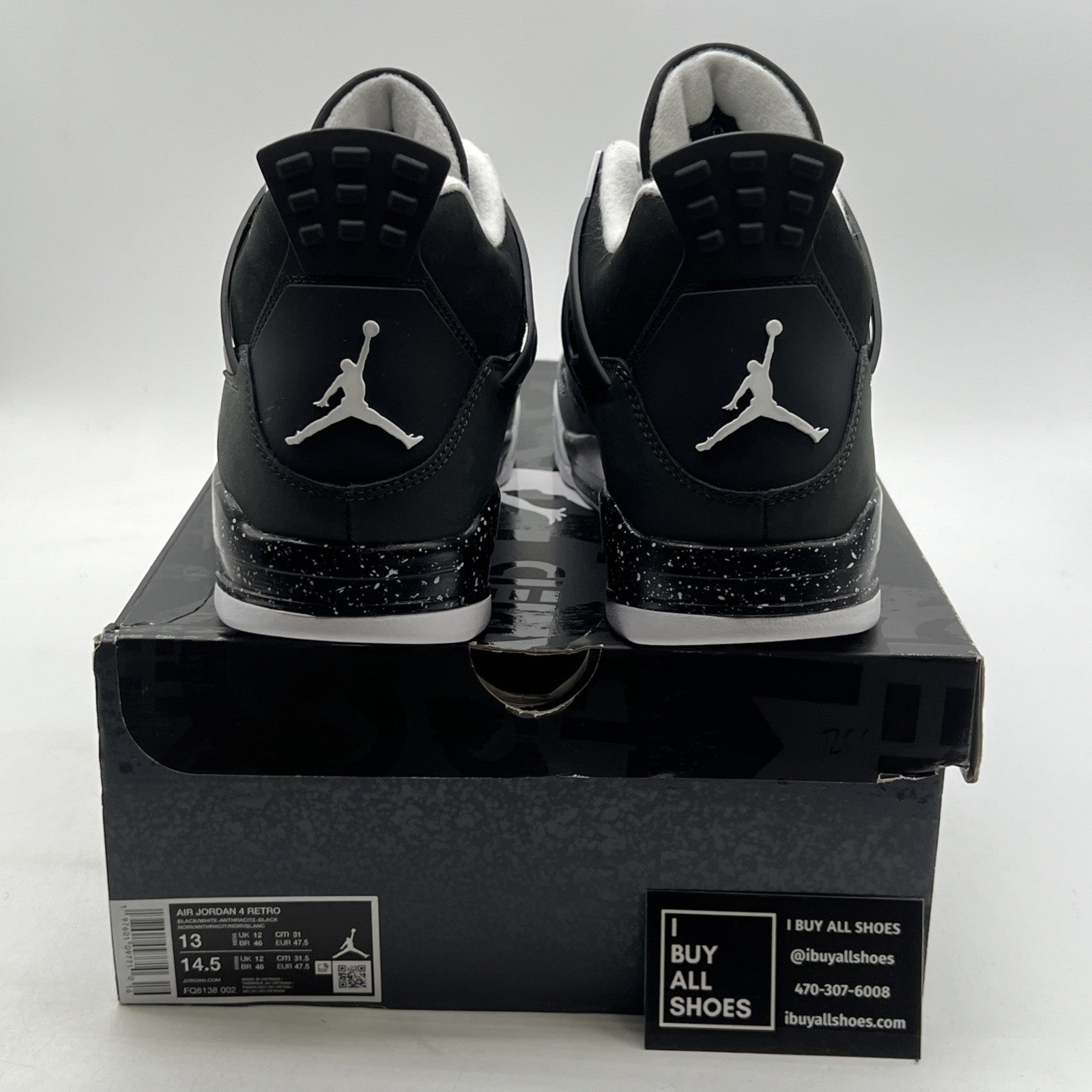 Size 13 - Air Jordan 4 Retro 2024 Fear (FQ8138-002)