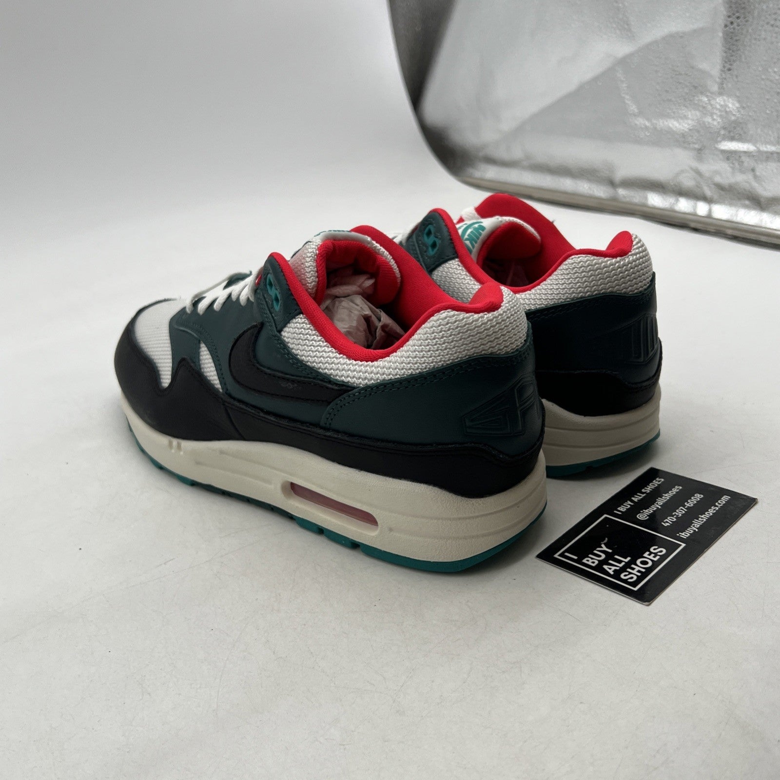 Size 8.5 - Nike LeBron James x Liverpool F.C. x Air Max 1 Third Kit (FB8914-100)