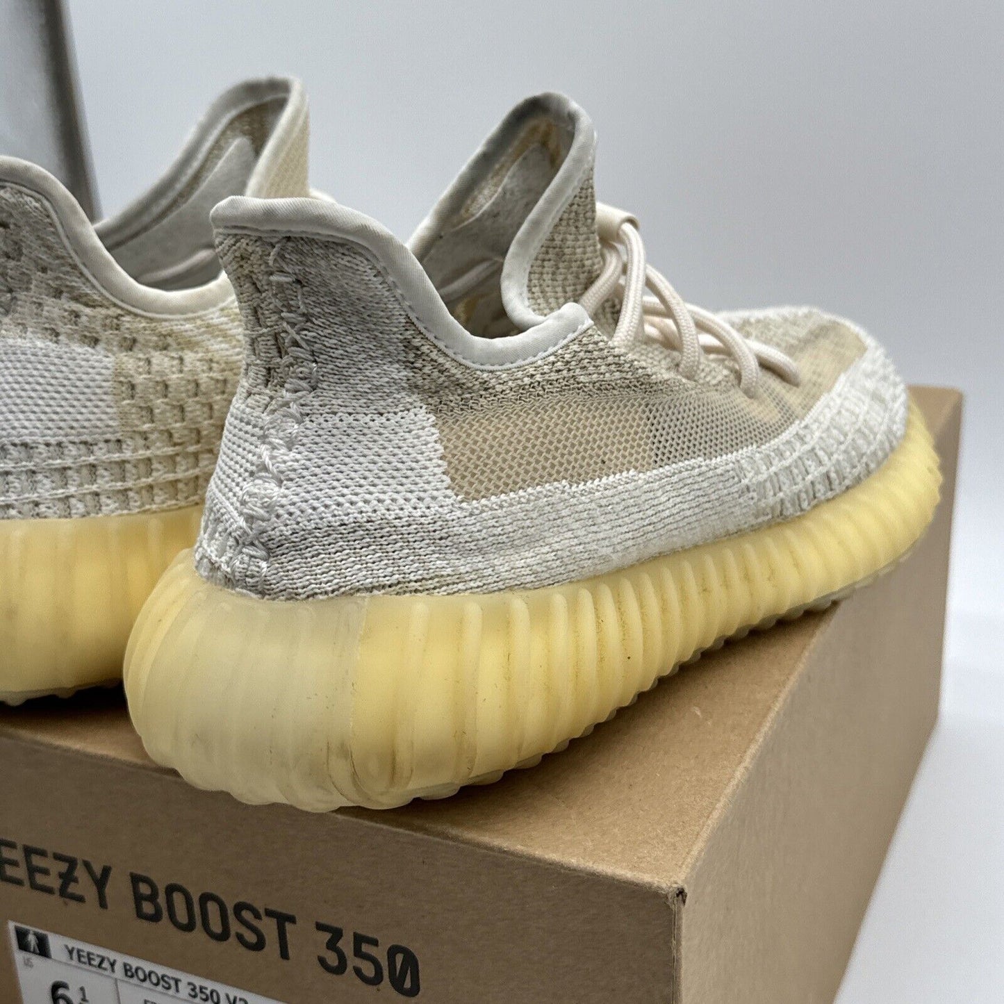 Size 6.5 - Yeezy Boost 350 V2 Natural Yellow White Cream Boost Kanye Comfy OG Al