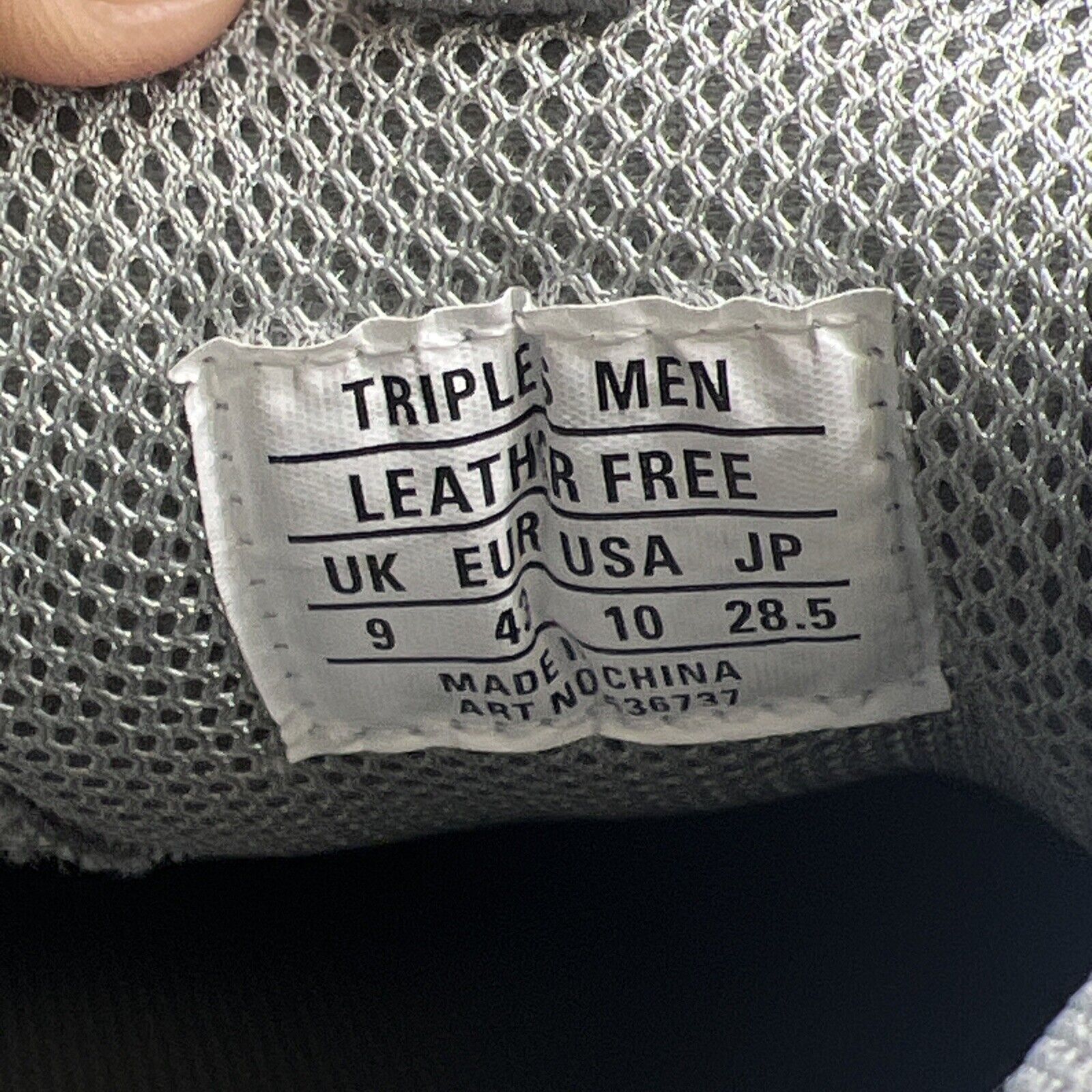 Size 10 - Balenciaga Triple S All Over Logo Grey Black (536737-W2FA1-1810)