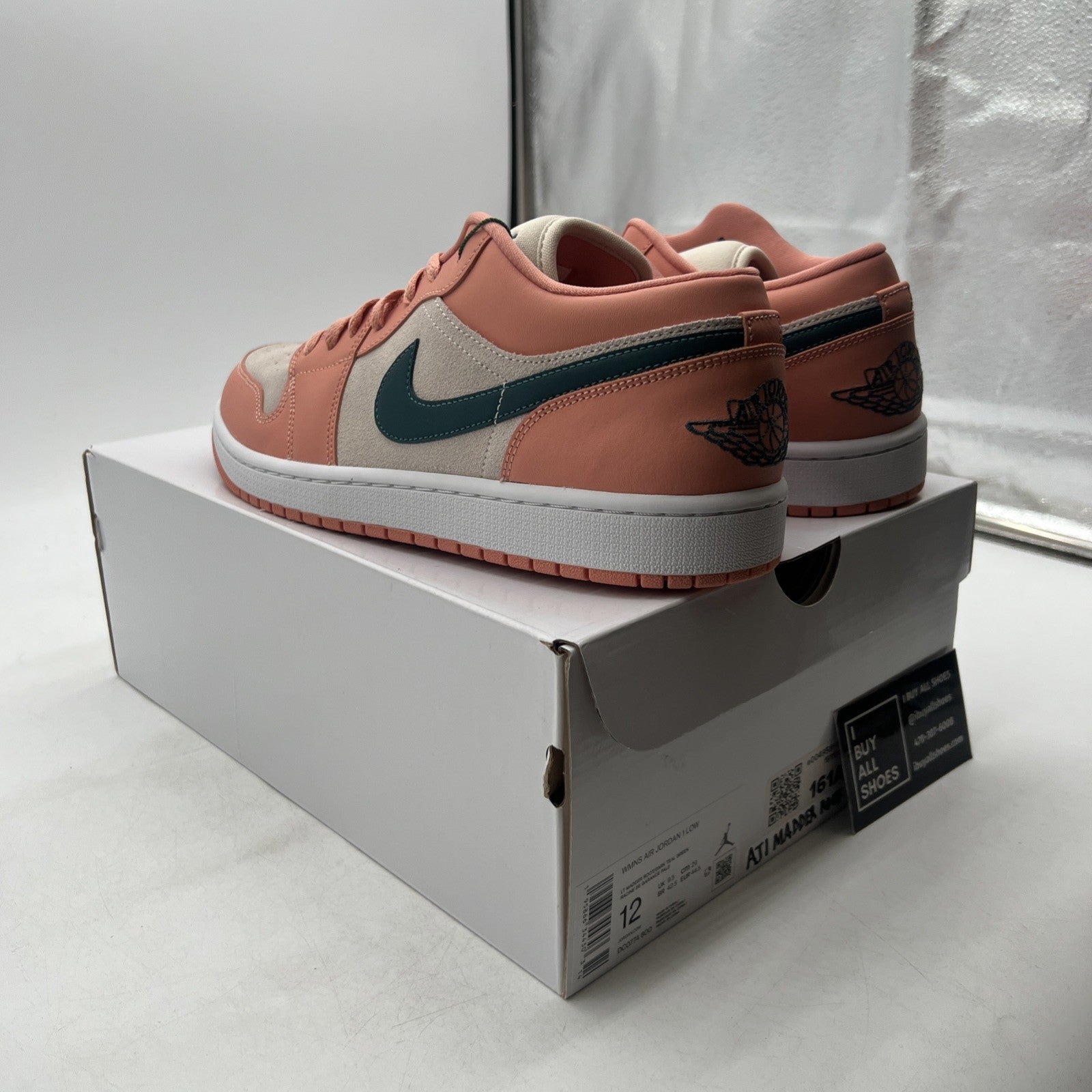 Size 12W - Air Jordan 1 Low Light Madder Root Women's (DC0774-800)
