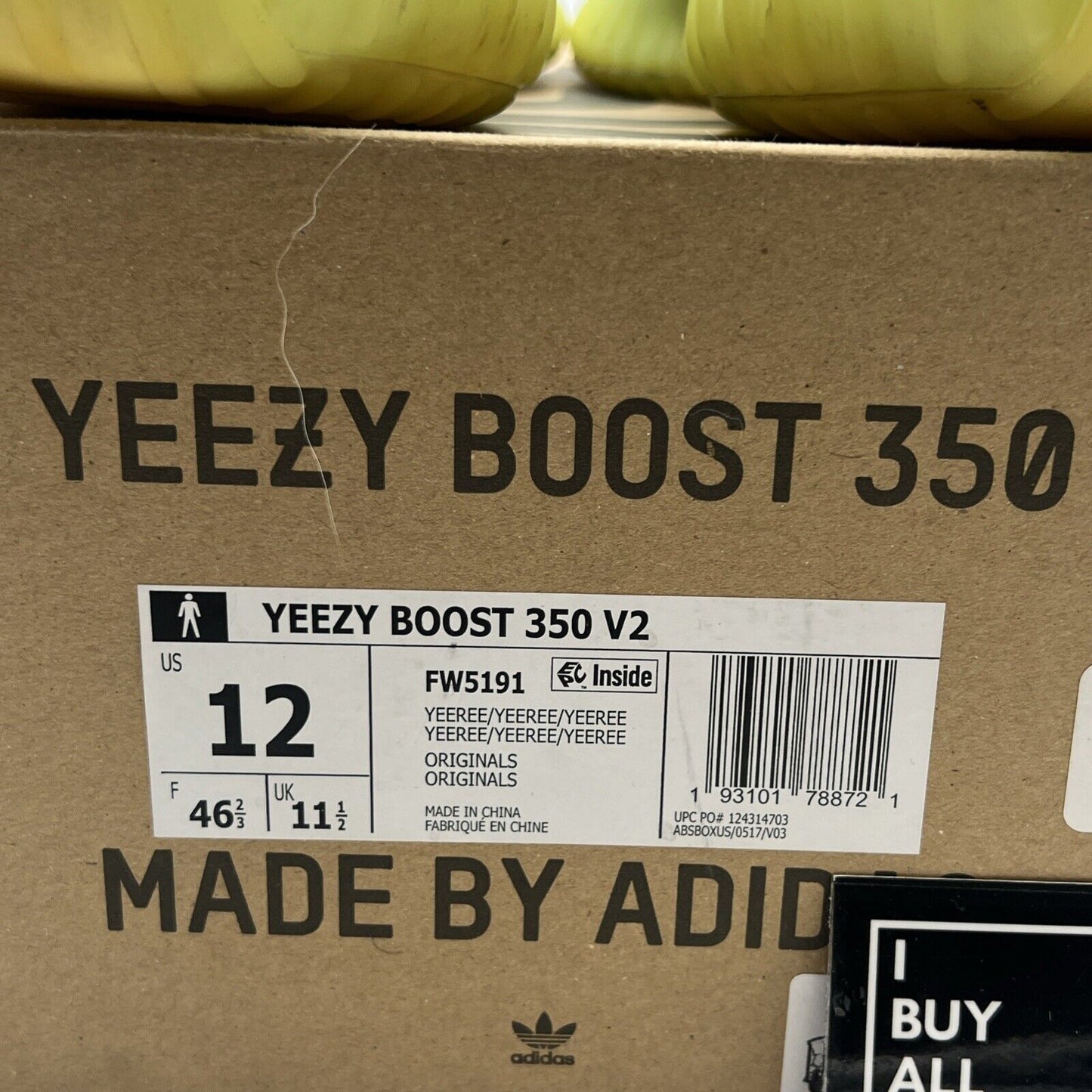 Size 12 - Adidas Yeezy Boost 350 V2 Yeezreel Non-Reflective (FW5191)