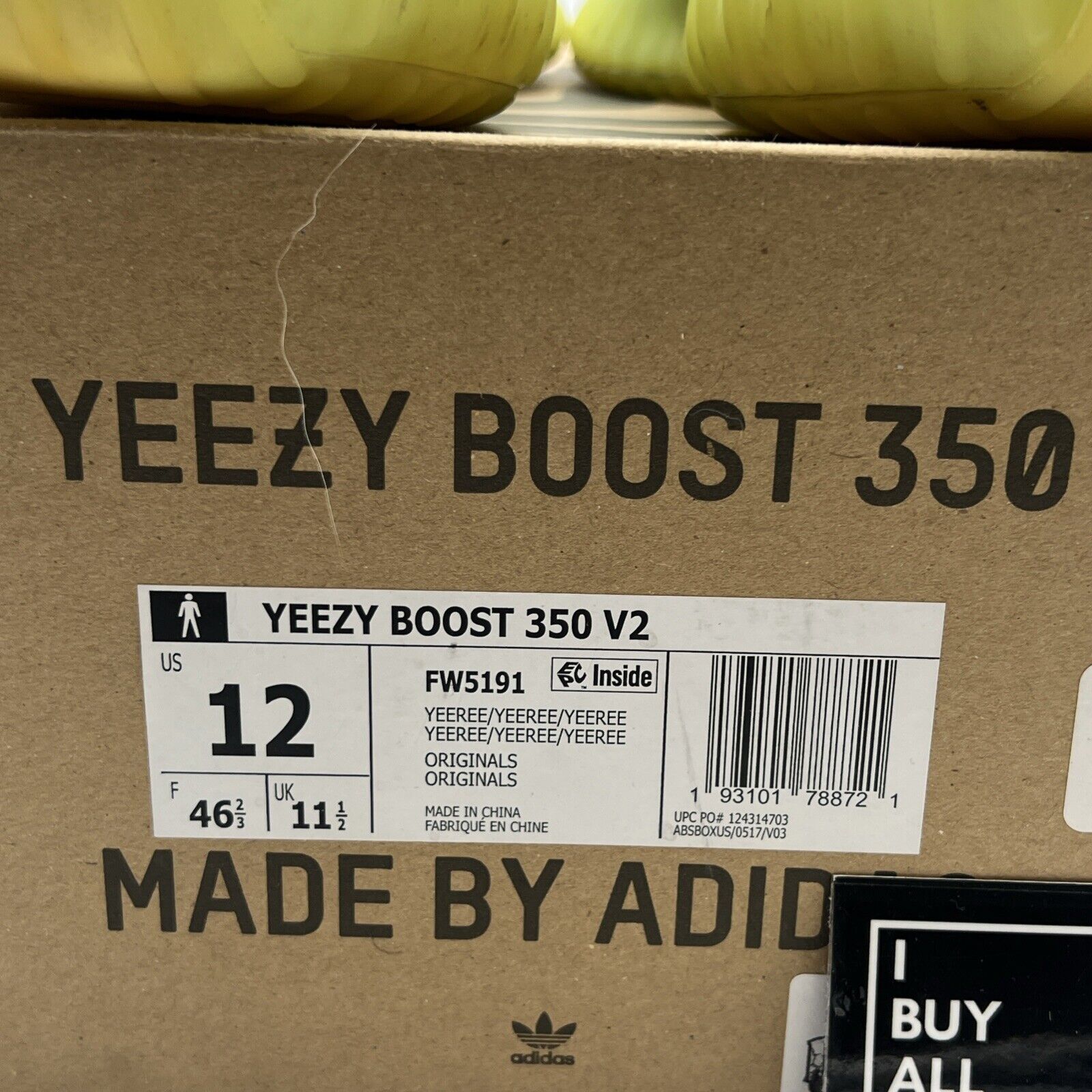 Size 12 - Adidas Yeezy Boost 350 V2 Yeezreel Non-Reflective (FW5191)