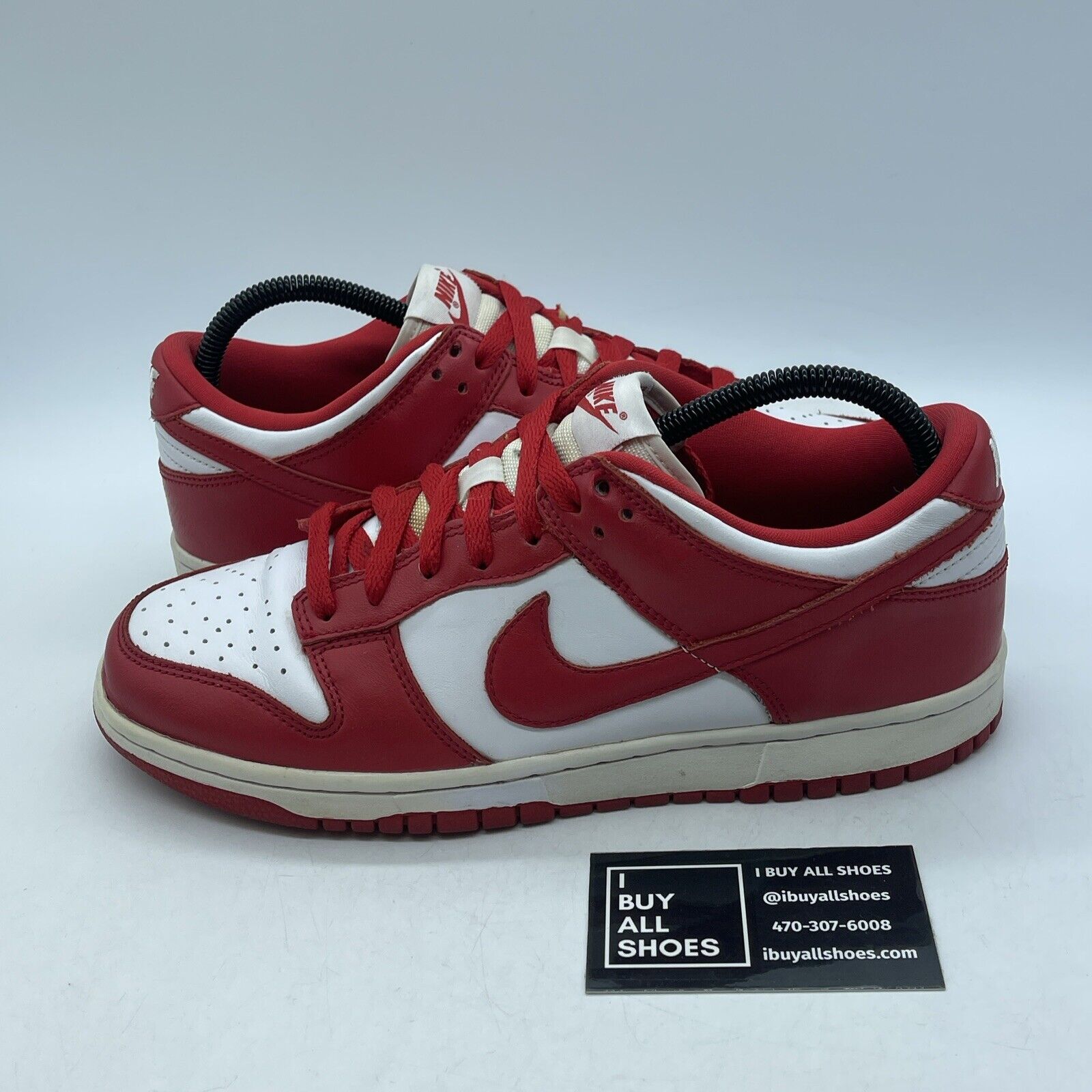 Size 8 - Nike Dunk Retro SP Low St. John's Red White Leather Suede (CU1727-100)