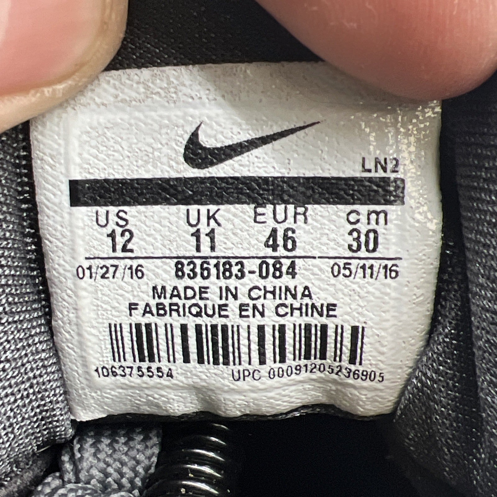 Size 12 - Nike Kobe 11 3D - (836183-084)