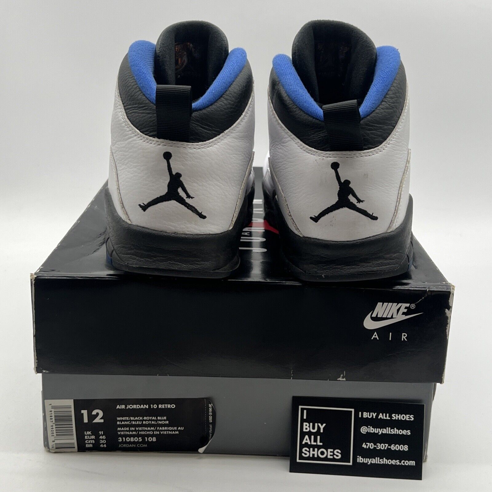 Size 12 - Air Jordan 10 Retro 2018 Orlando (310805-108)