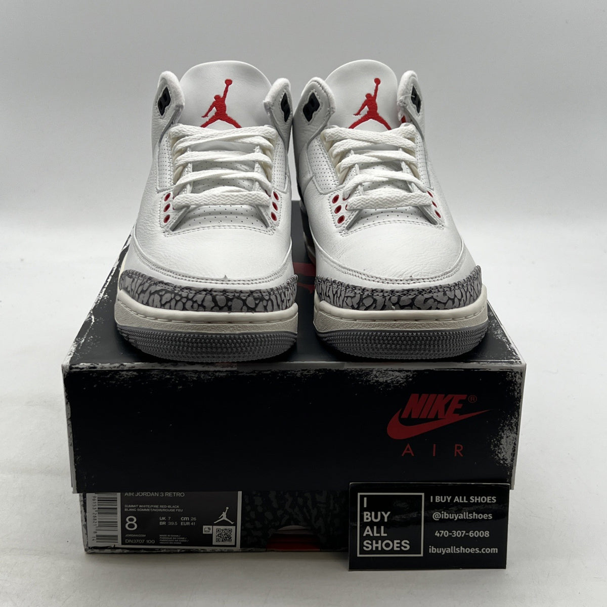 Size 8 - Air Jordan 3 Retro Mid White Cement Reimagined (DN3707-100)