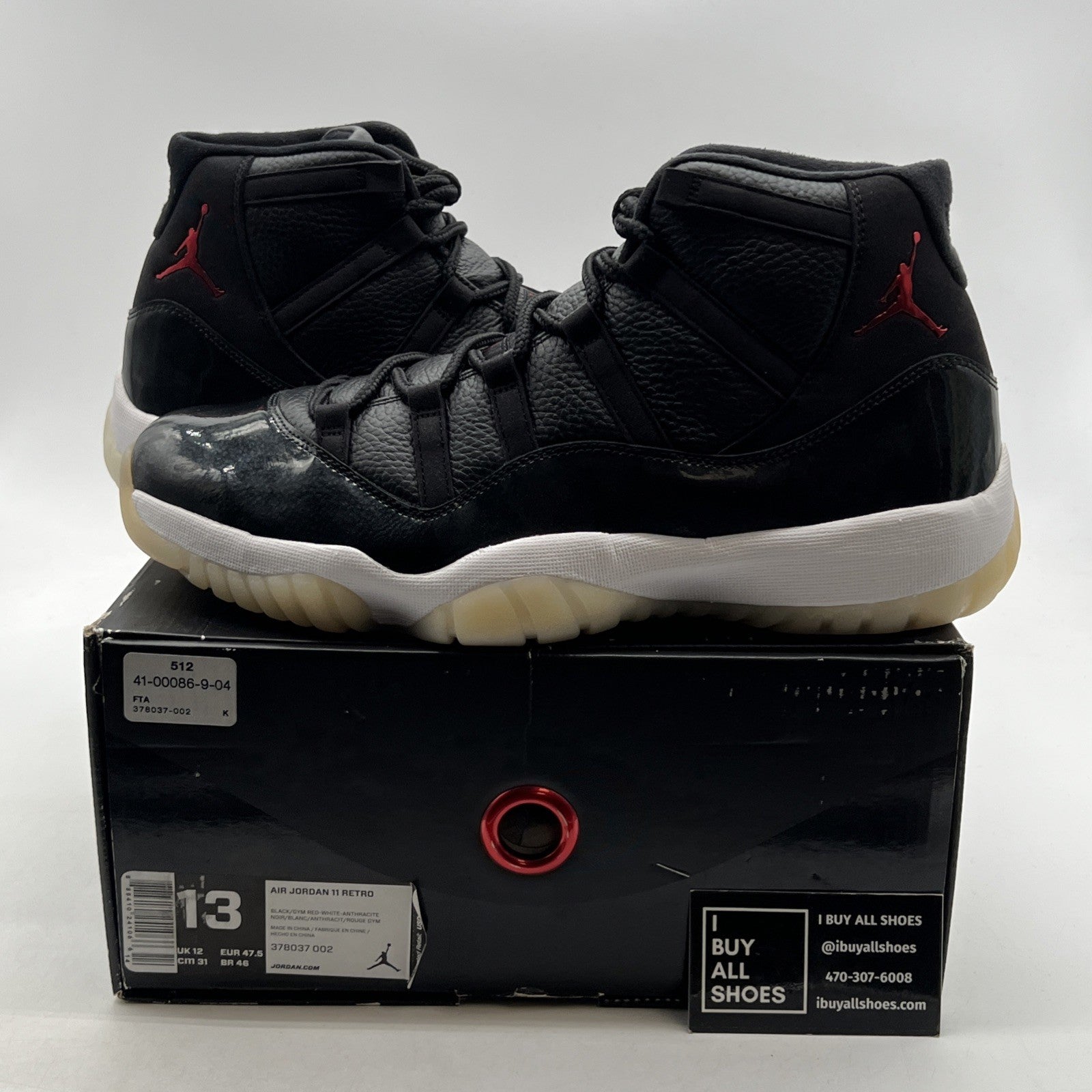 Size 13 - Air Jordan 11 Retro 72-10 2015 (378037-002)