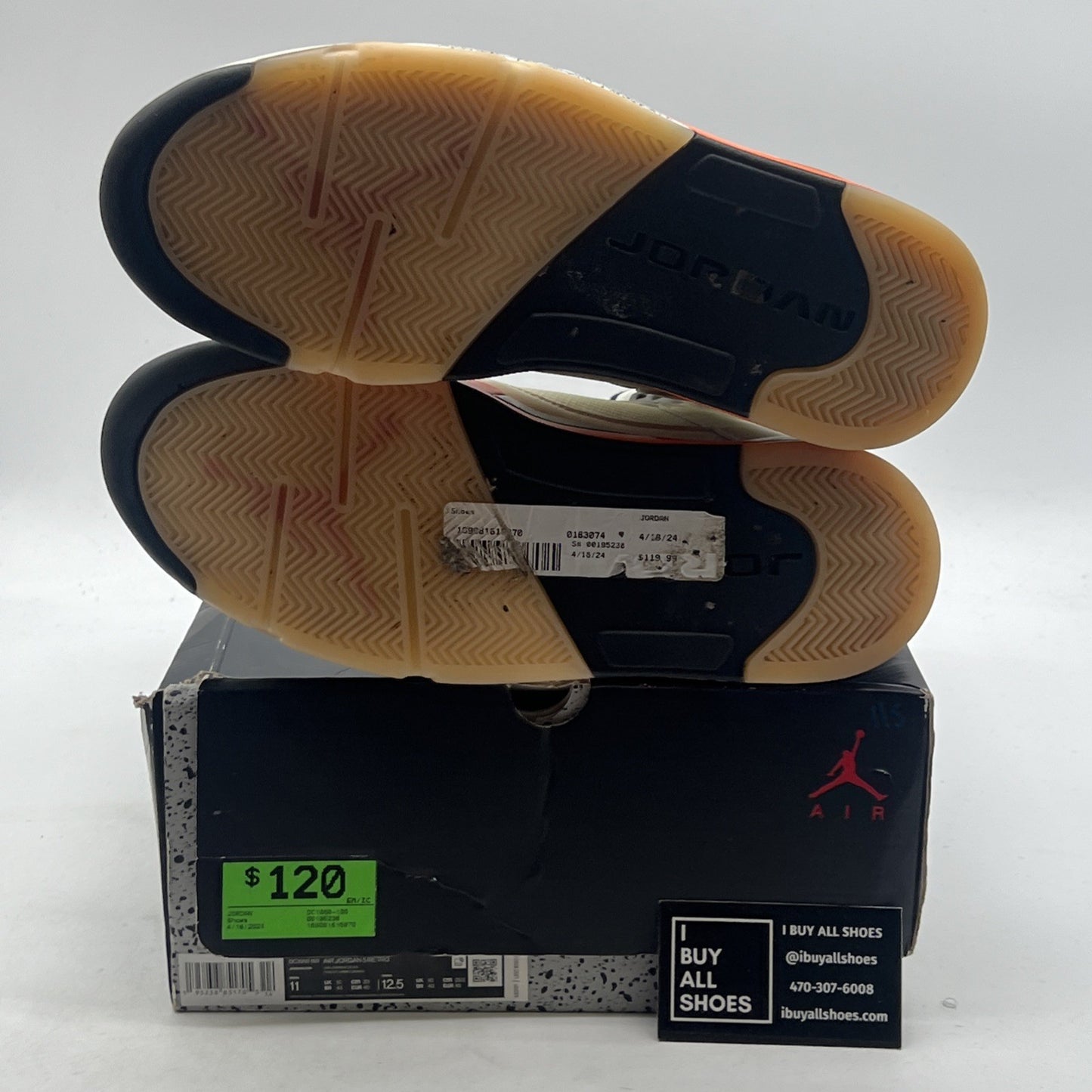 Size 11 - Air Jordan 5 Shattered Backboard (DC1060-100)