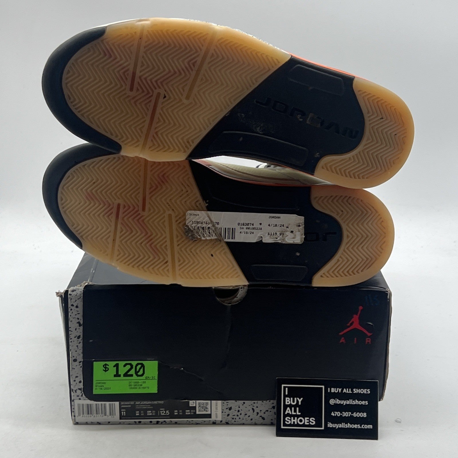 Size 11 - Air Jordan 5 Shattered Backboard (DC1060-100)