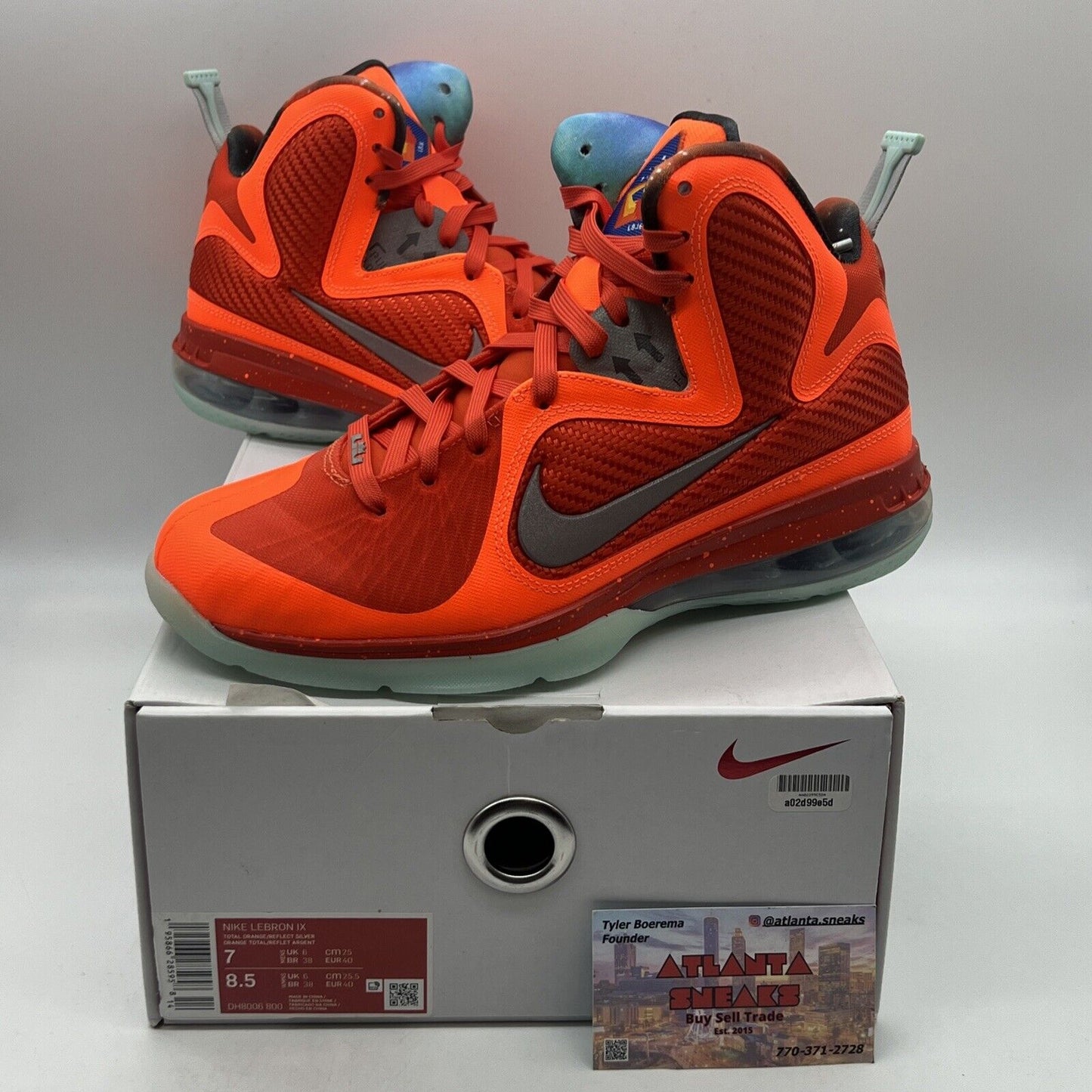 Size 7 - Nike LeBron 9 2022 Big Bang Brand New Og All