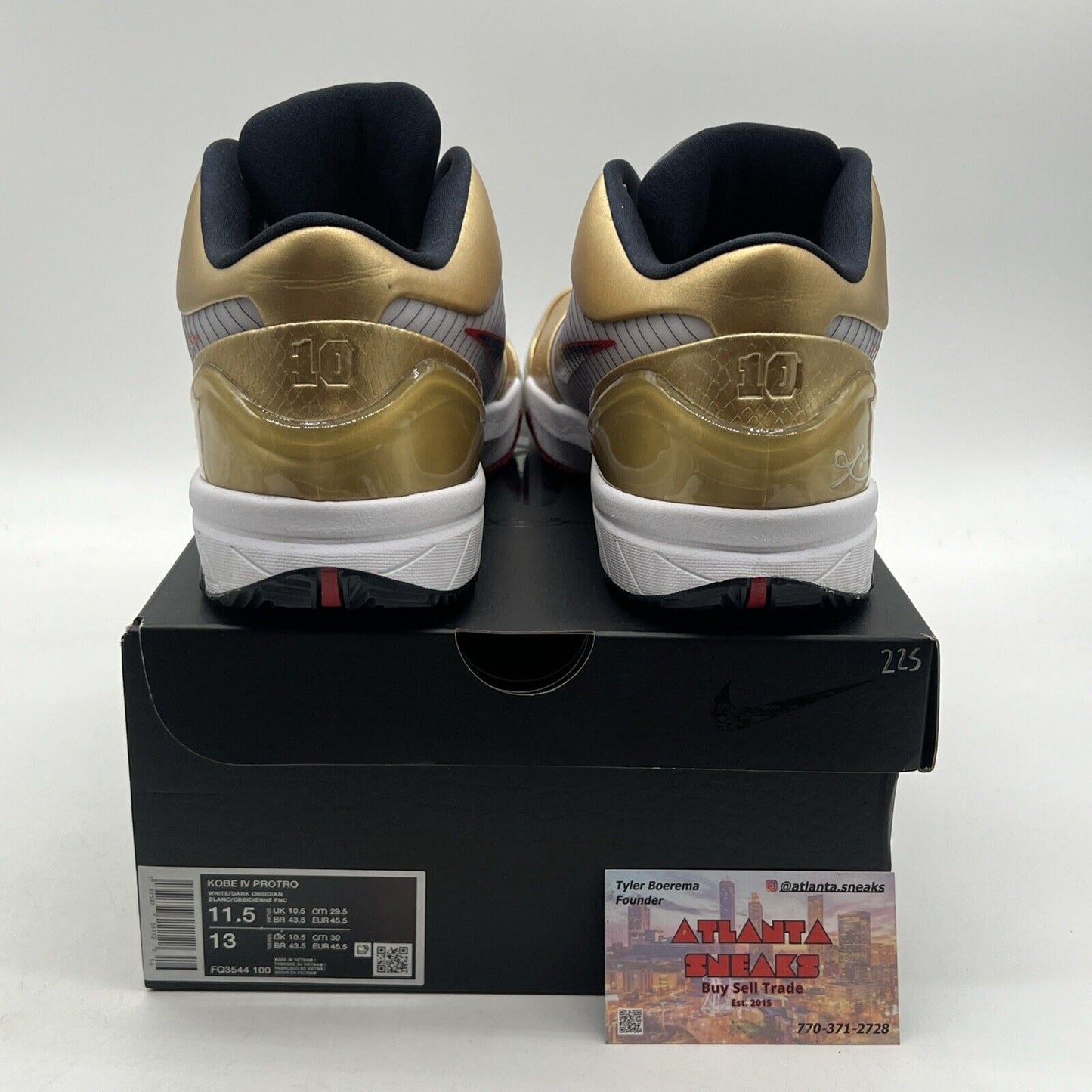 Size 11.5 - Nike Zoom Kobe 4 Protro 2024 Gold Medal (FQ3544-100)