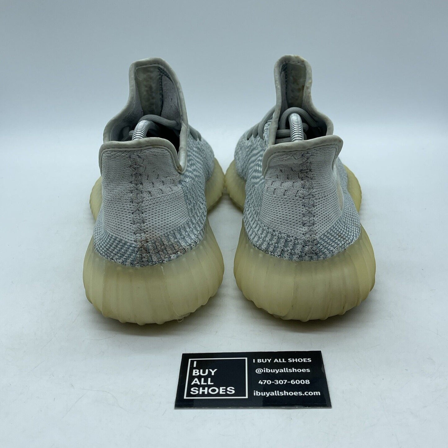Size 9.5 - adidas Yeezy Boost 350 V2 Cloud White Non-Reflective Blue (FW3043)