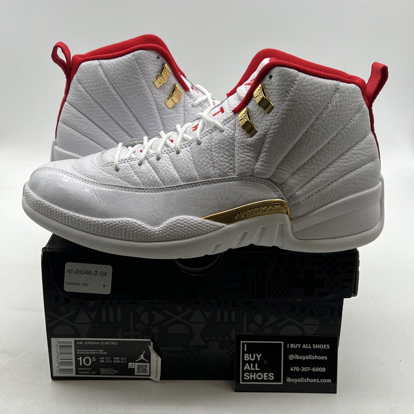 Size 10.5 - Air Jordan 12 Retro FIBA (130690-107)