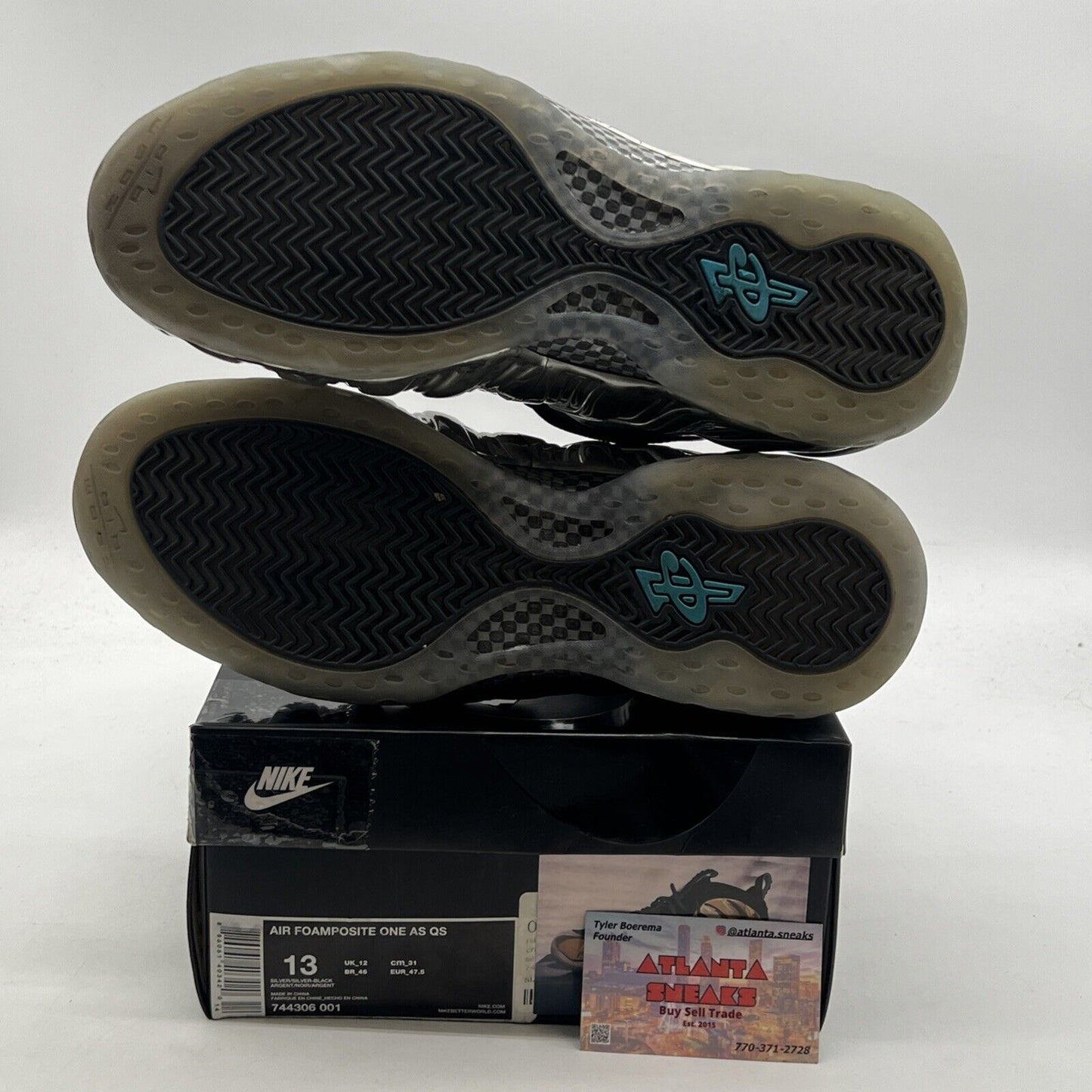 Size 13 - Nike Air Foamposite One QS All-Star - Chromeposite (744306-001)