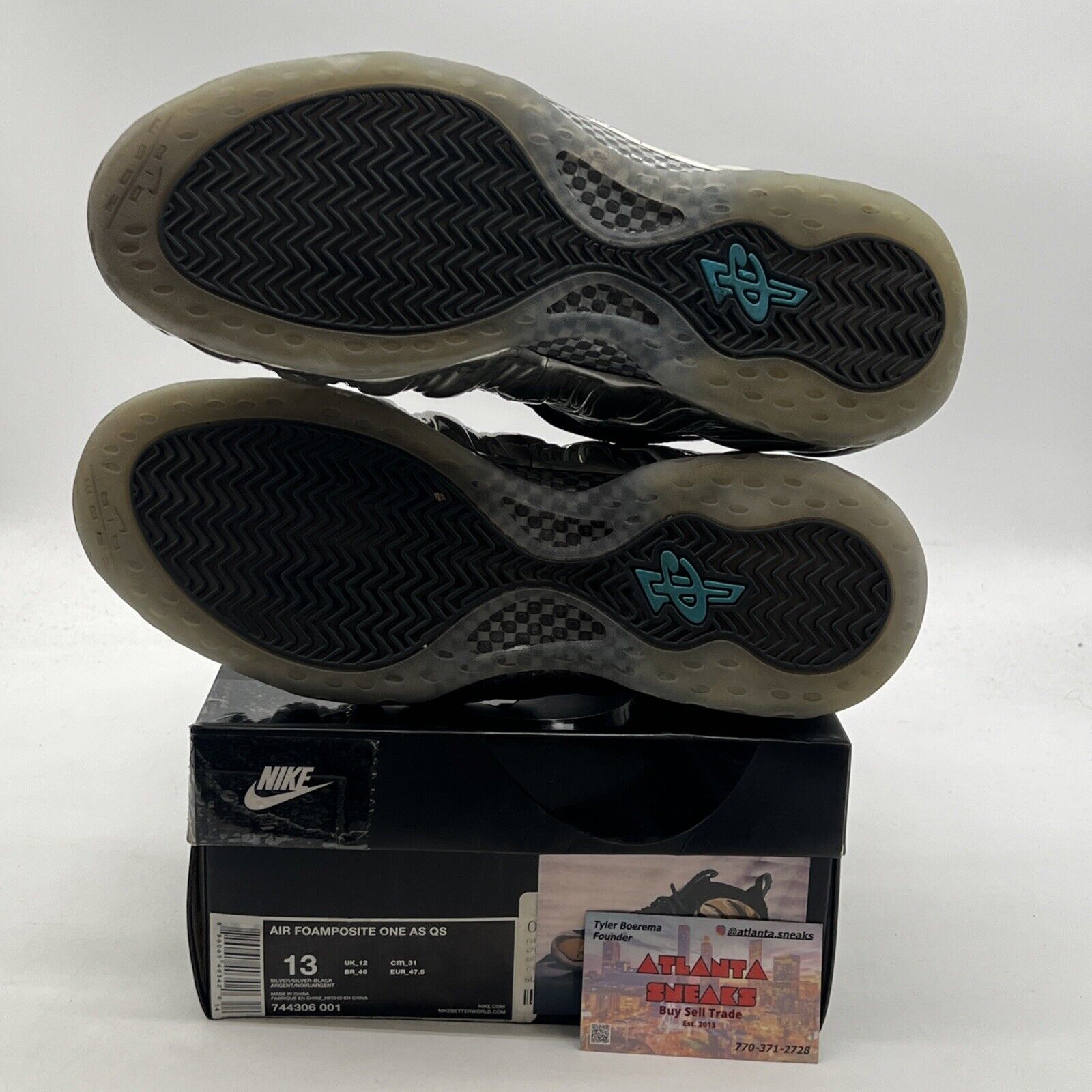 Size 13 - Nike Air Foamposite One QS All-Star - Chromeposite (744306-001)