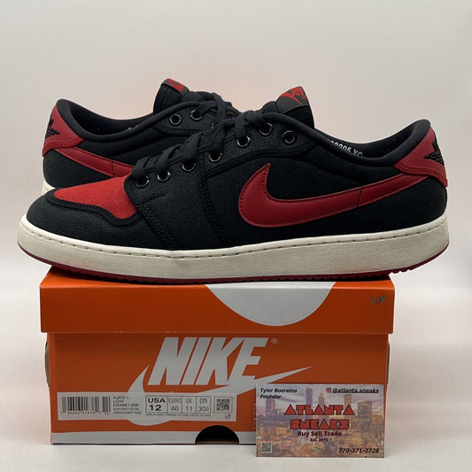 Size 12 - Air Jordan 1 KO Bred - DX4981-006 Red Black White (DX4981-006)