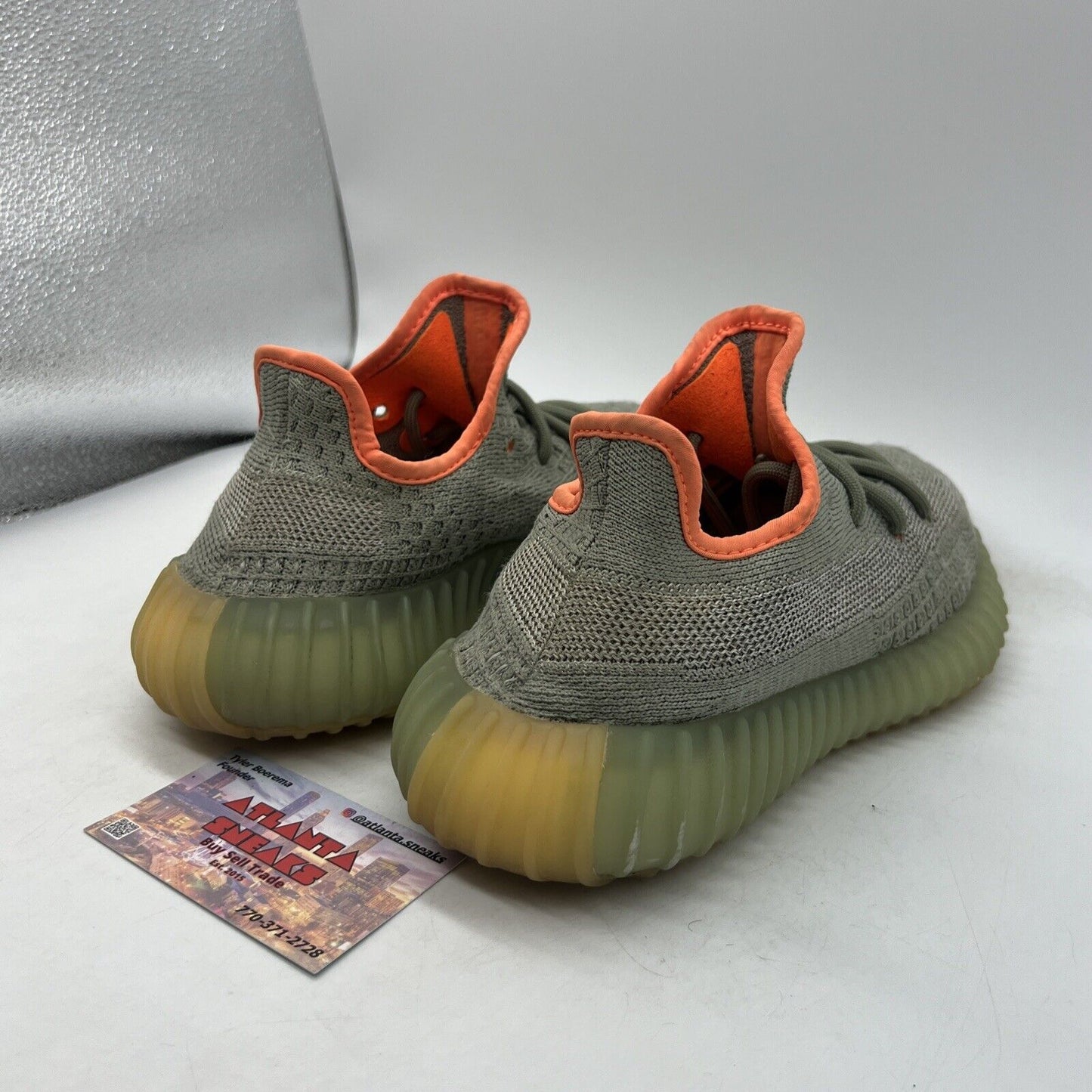 Size 4.5 - adidas Yeezy Boost 350 V2 Desert Sage Grey (FX9035)