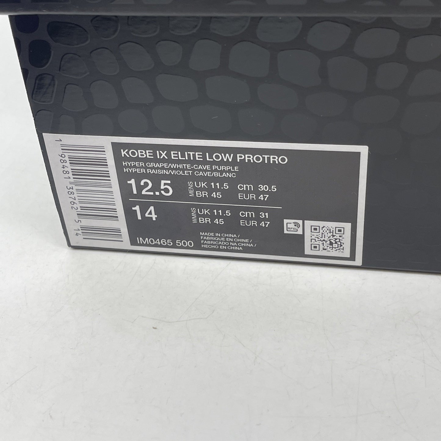 Size 12.5 - Nike Kobe 9 Elite Protro 2025 Low Moonwalker (IM0465-500)