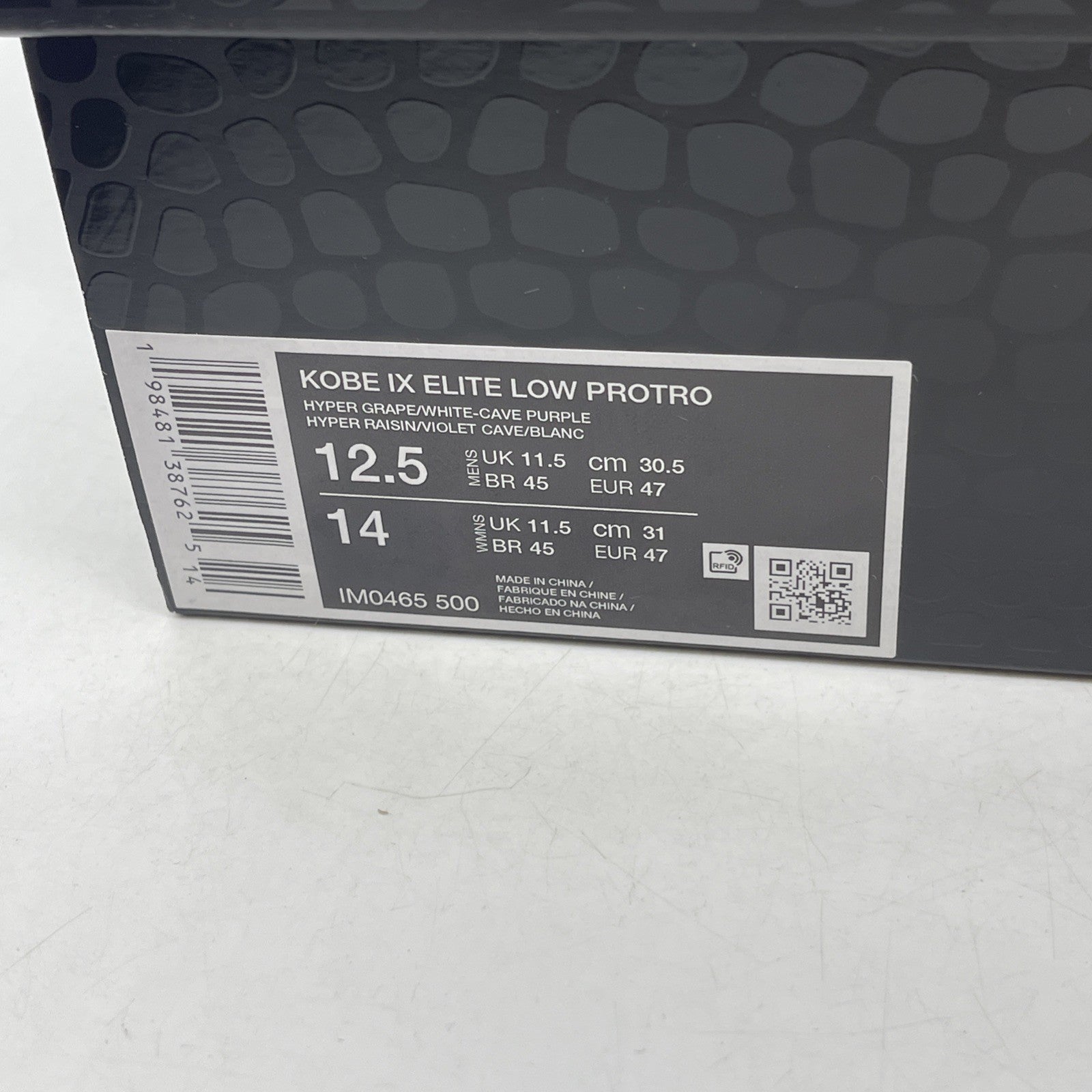 Size 12.5 - Nike Kobe 9 Elite Protro 2025 Low Moonwalker (IM0465-500)