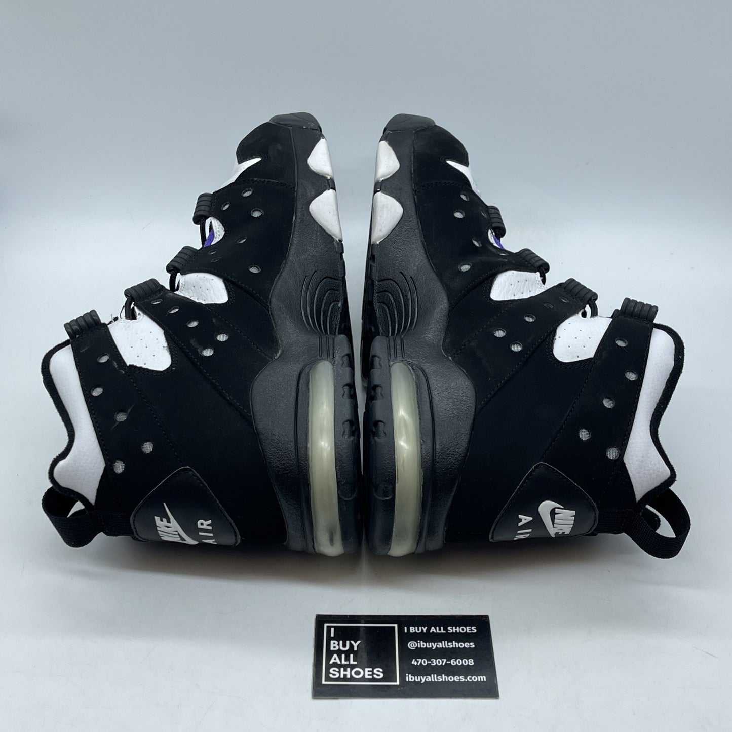 Size 13 - Nike Air Max 2 CB 94 2009 Black Purple White Suede Leather (305440-012