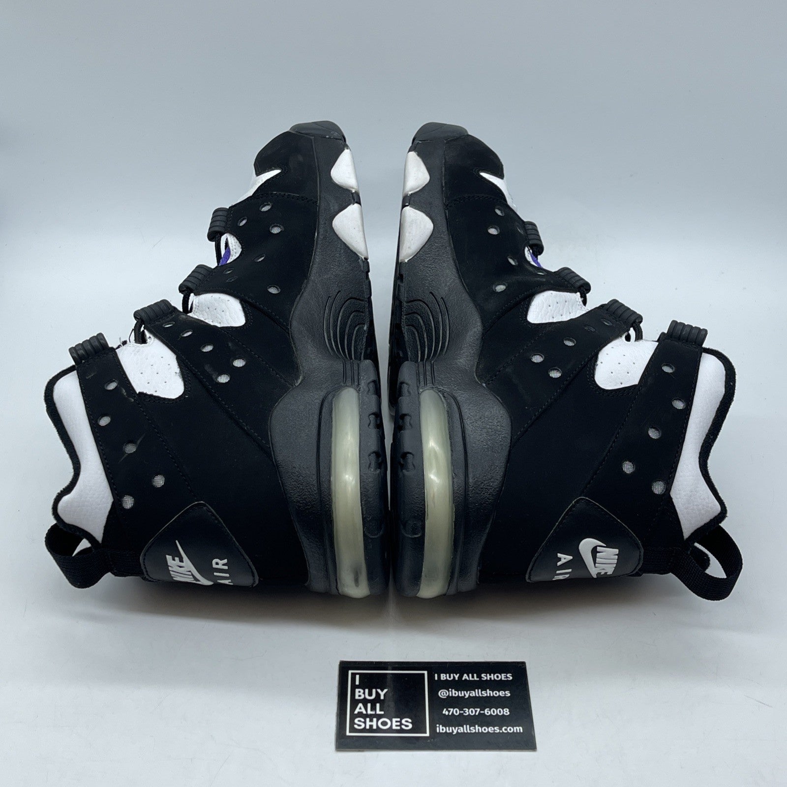 Size 13 - Nike Air Max 2 CB 94 2009 Black Purple White Suede Leather (305440-012