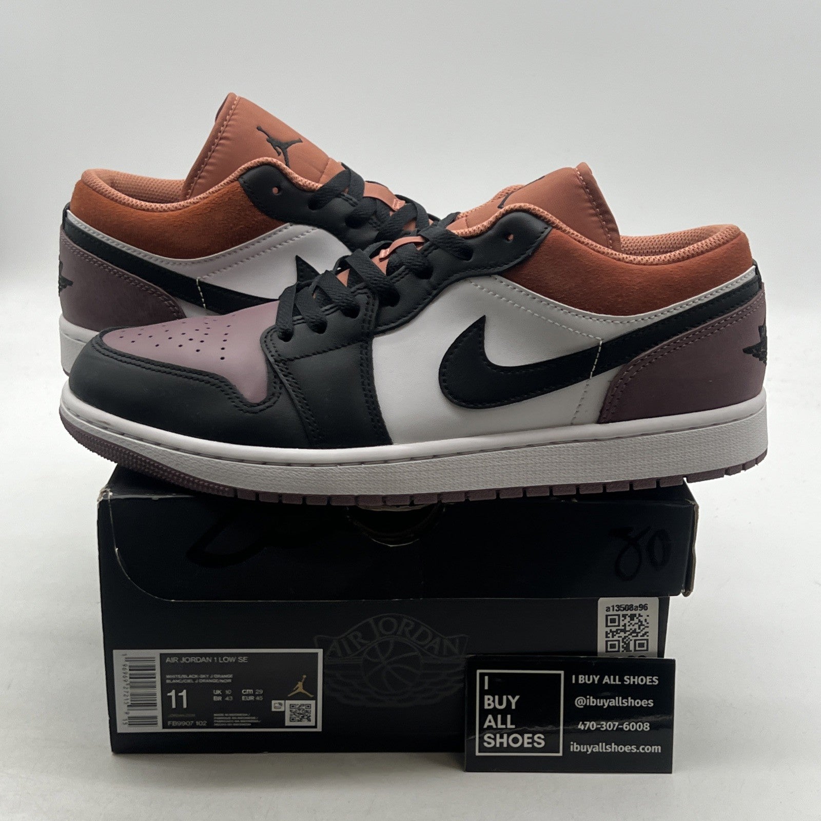 Size 11 - Air Jordan 1 SE Low Sky J Mauve (FB9907-102)