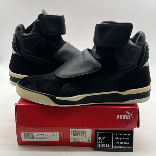 Size 13 - PUMA Move Mid x Alexander McQueen Black/Black-White (359759-02)