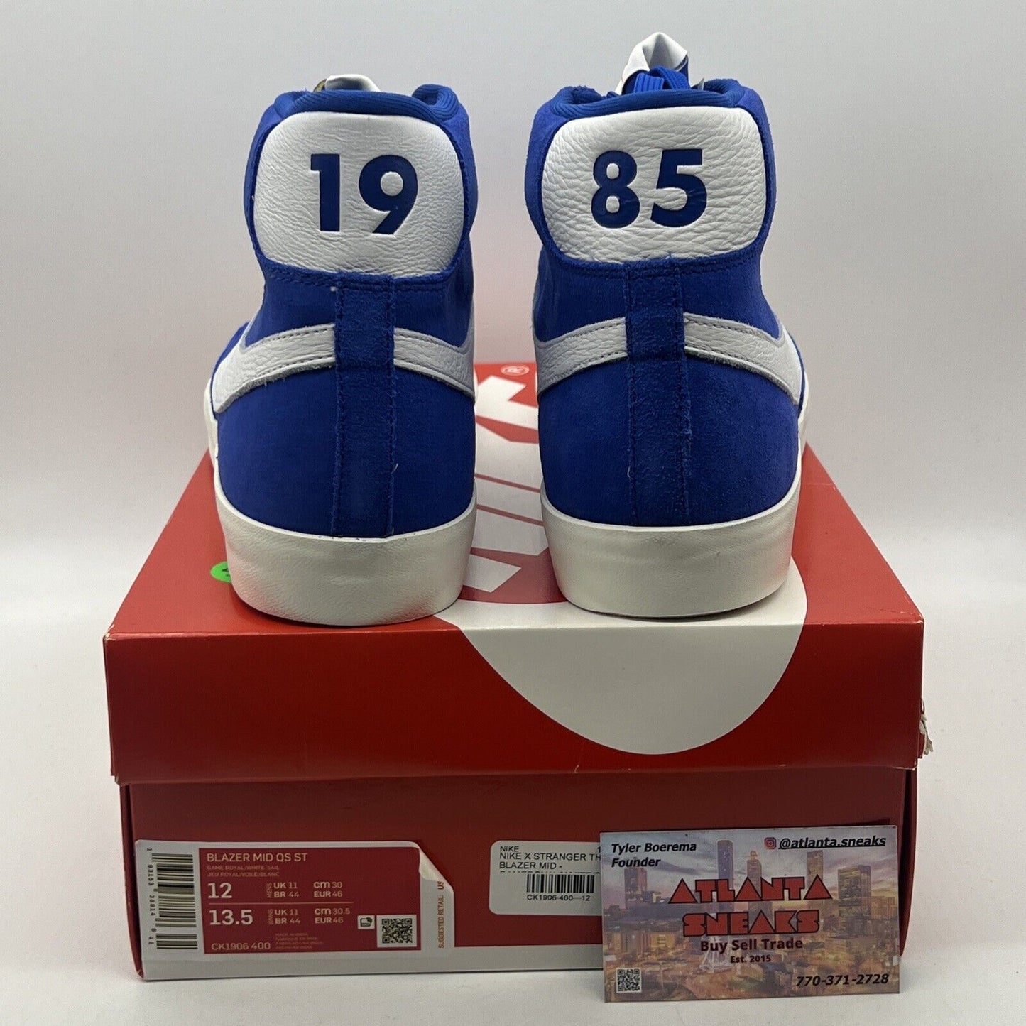 Size 12 - Nike Stranger Things x Blazer Mid OG Collection Suede (CK1906-400)