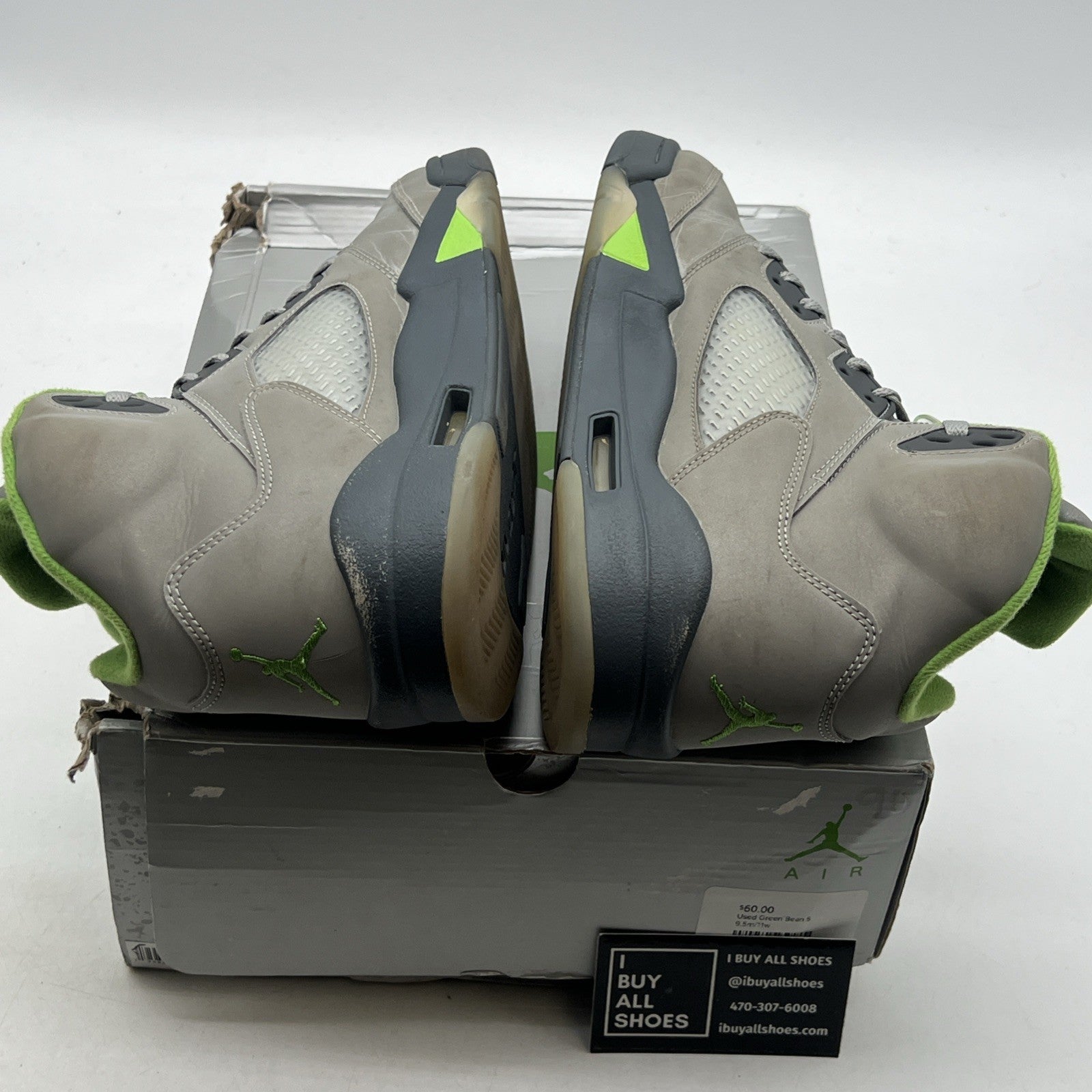 Size 9.5 - Air Jordan 5 Retro Green Bean (DM9014-003)