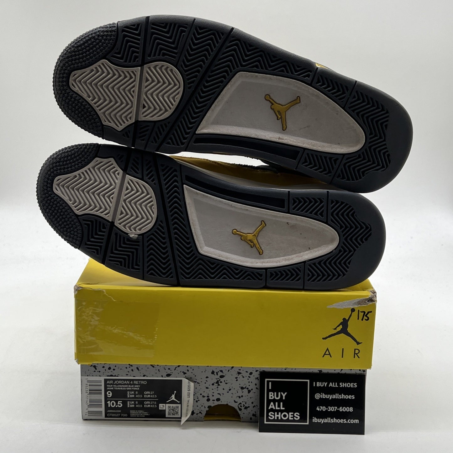 Size 9 - Air Jordan 4 Retro Mid Lightning (CT8527-700)