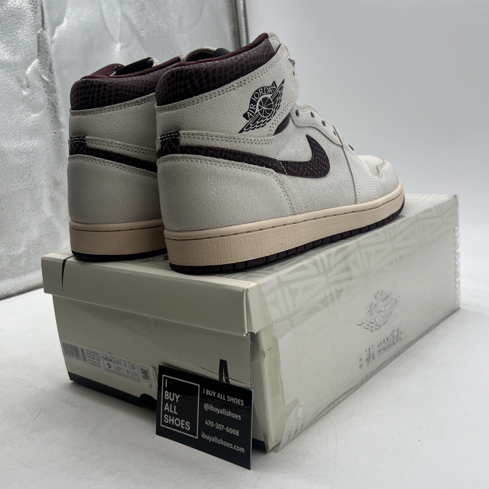 Size 9 - Air Jordan 1 OG x A Ma Maniere High Airness (DO7097-100)