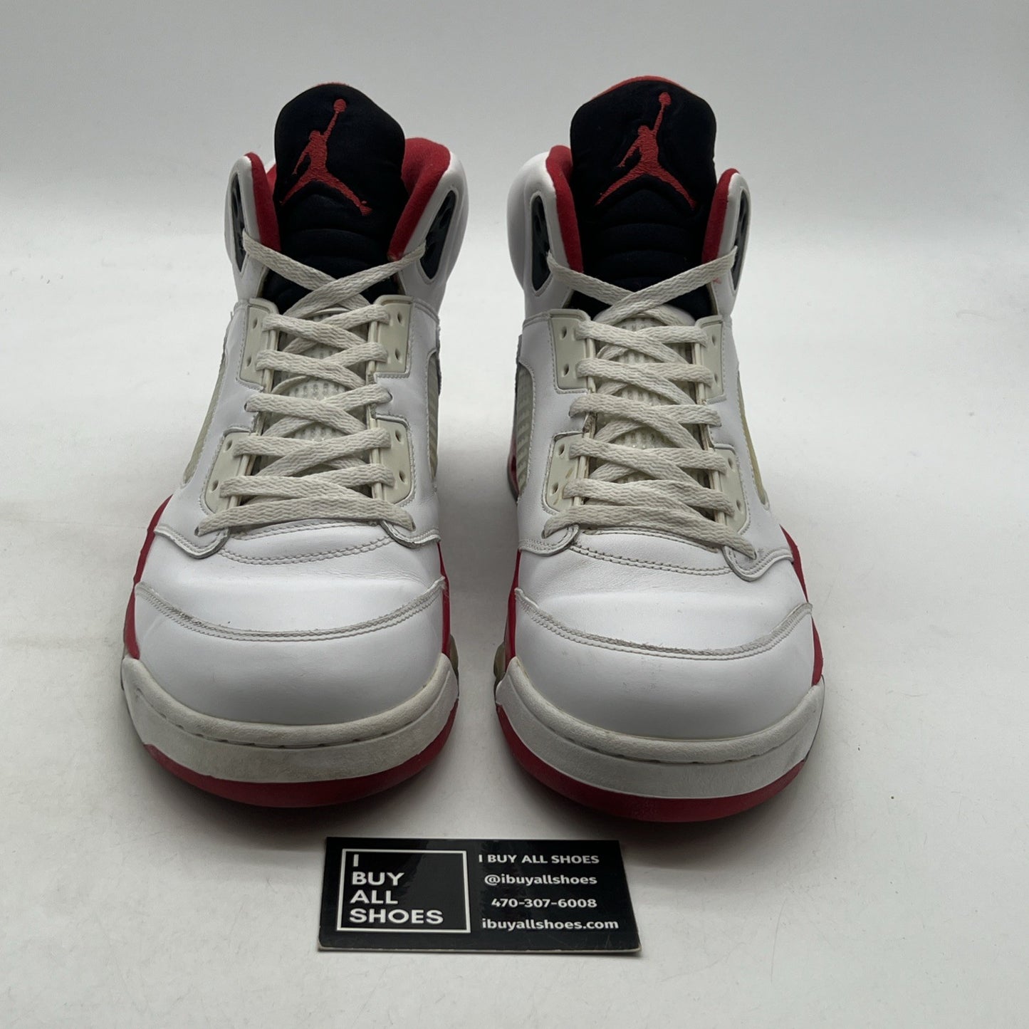 Size 13 - Air Jordan 5 Retro 2013 Fire Red 136027-120)