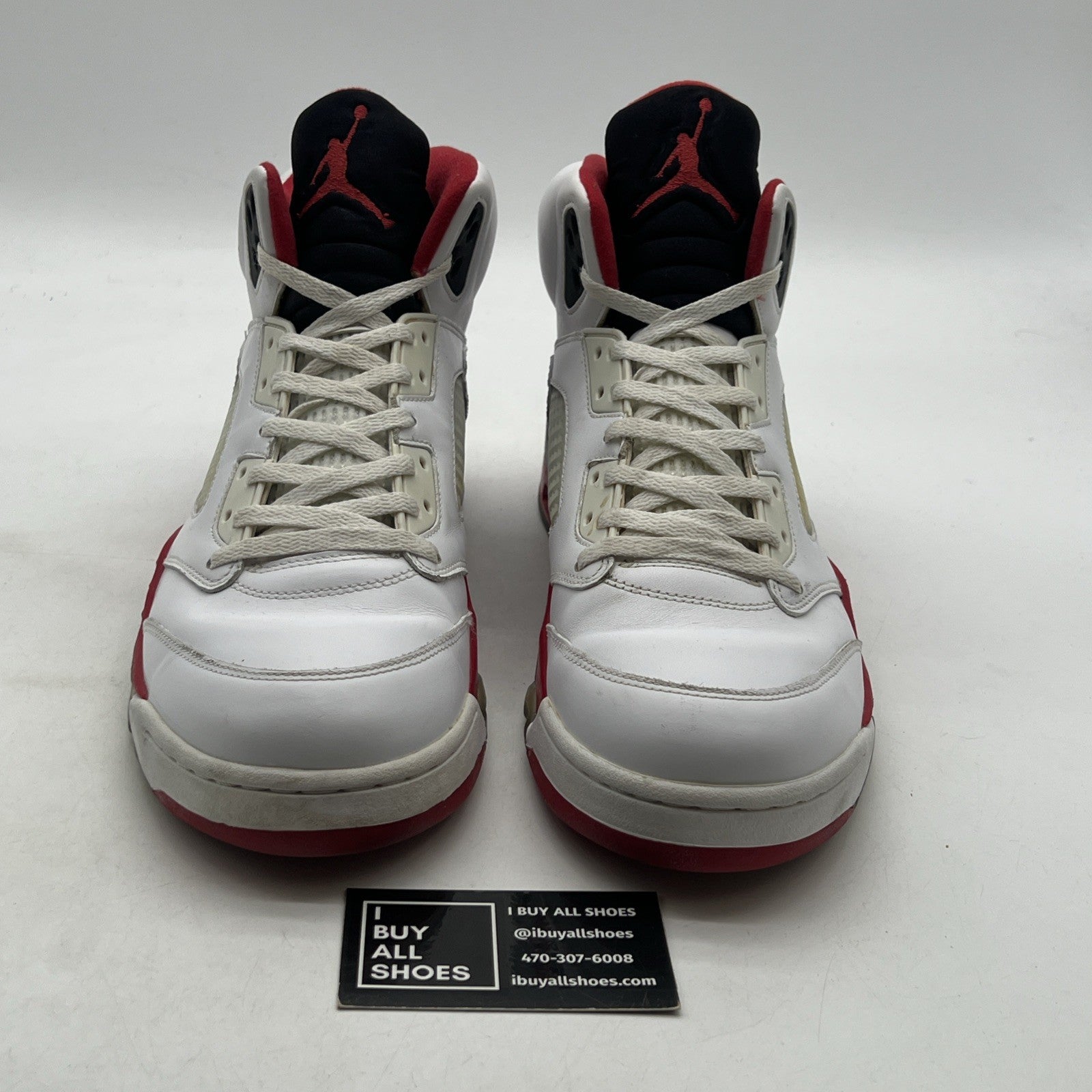 Size 13 - Air Jordan 5 Retro 2013 Fire Red 136027-120)