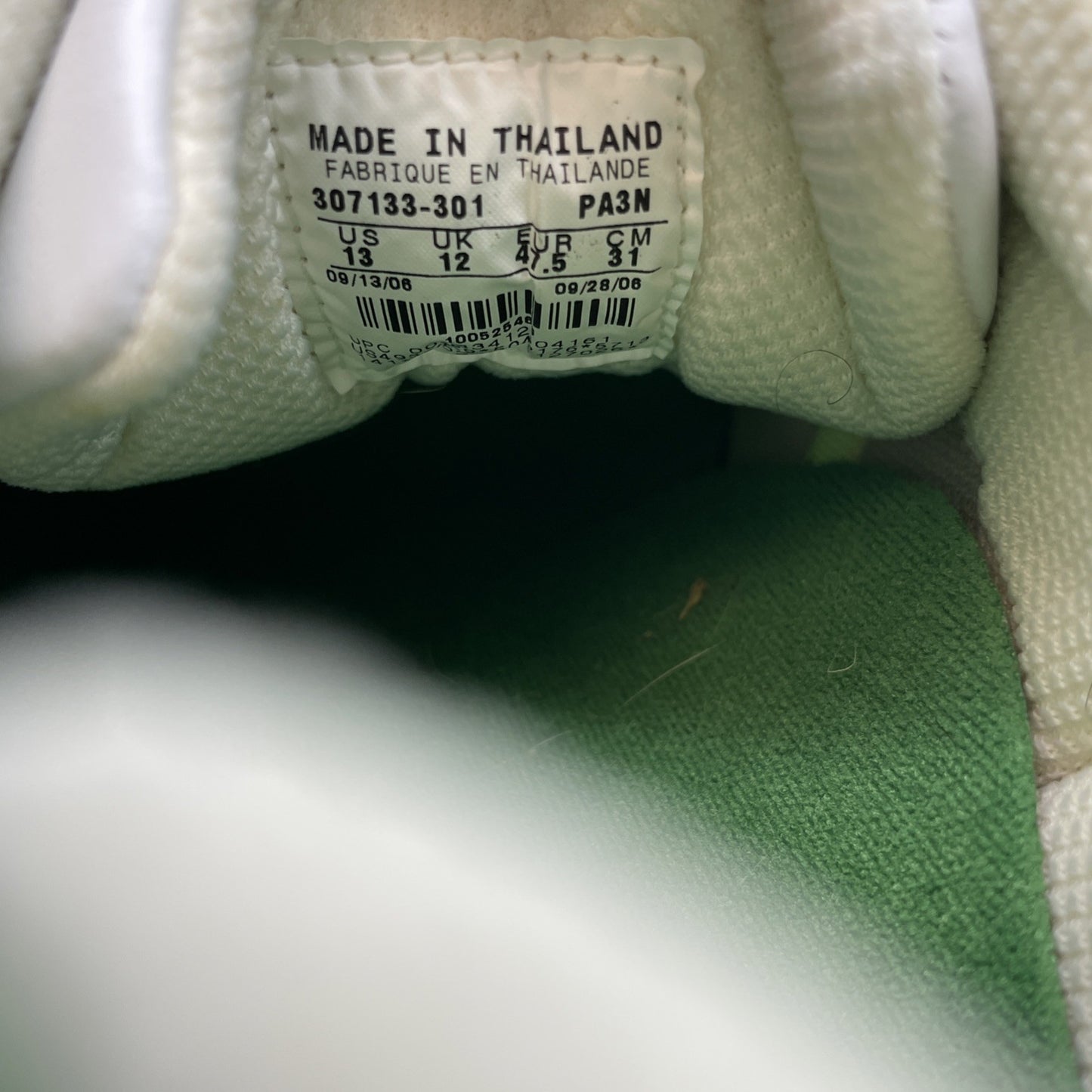 Size 13 - Nike Air Max 1 Skulls Pack - Classic Green Grey Suede (307133-301)