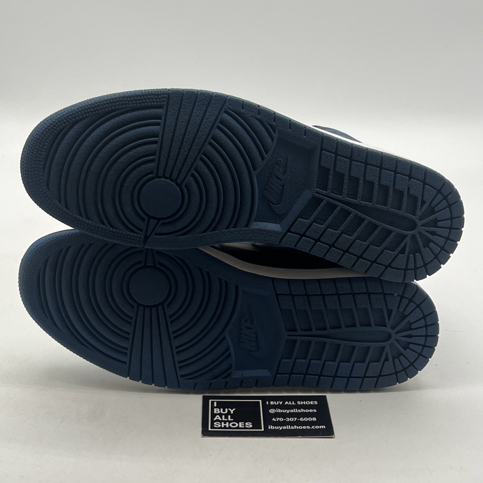 Size 10.5 - Air Jordan 1 Retro OG High Dark Marina Blue (555088-404)