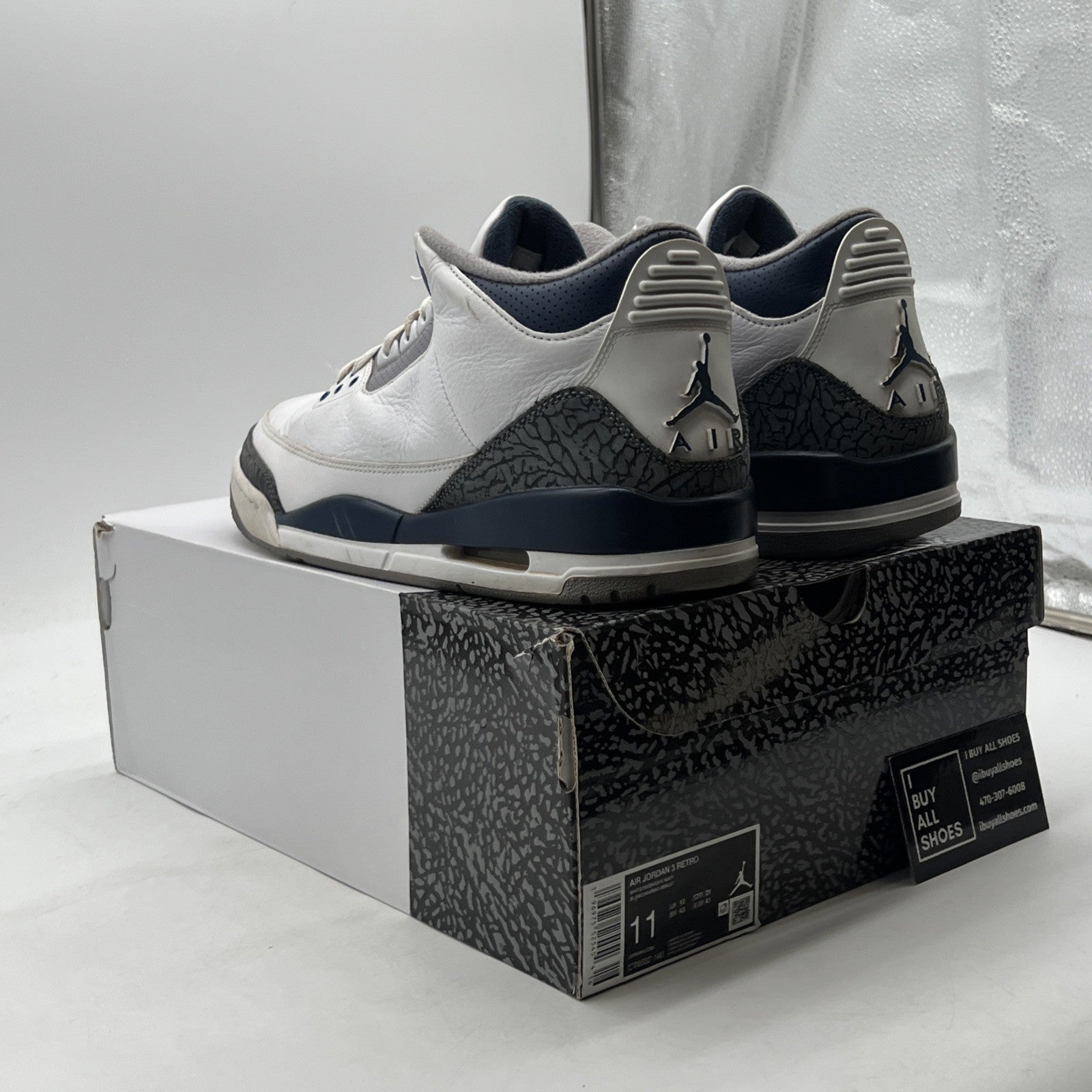 Size 11 - Air Jordan 3 Retro Midnight Navy (CT8532-140)