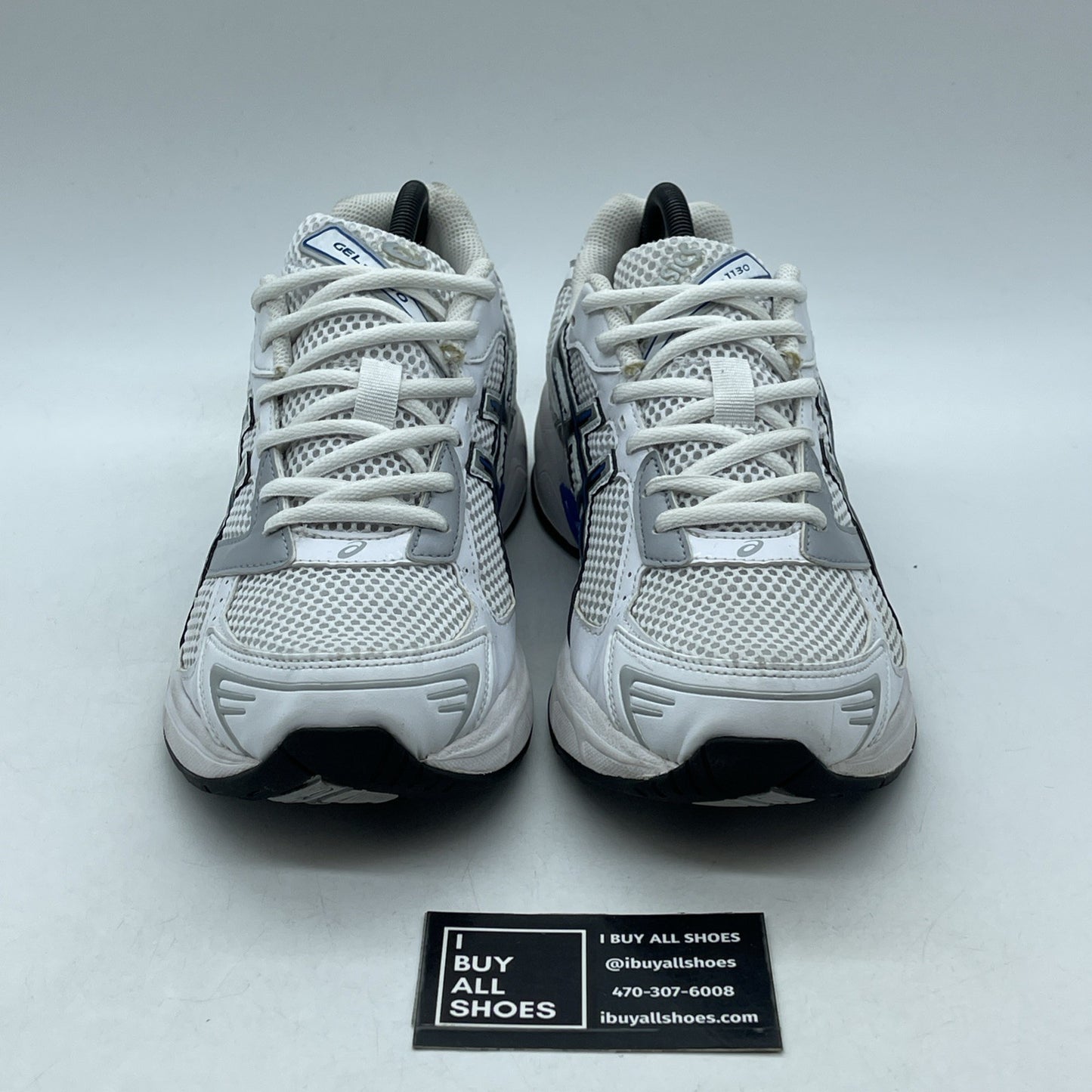 Size 9.5 - ASICS Gel 1130 White Tuna Blue (1201A256)