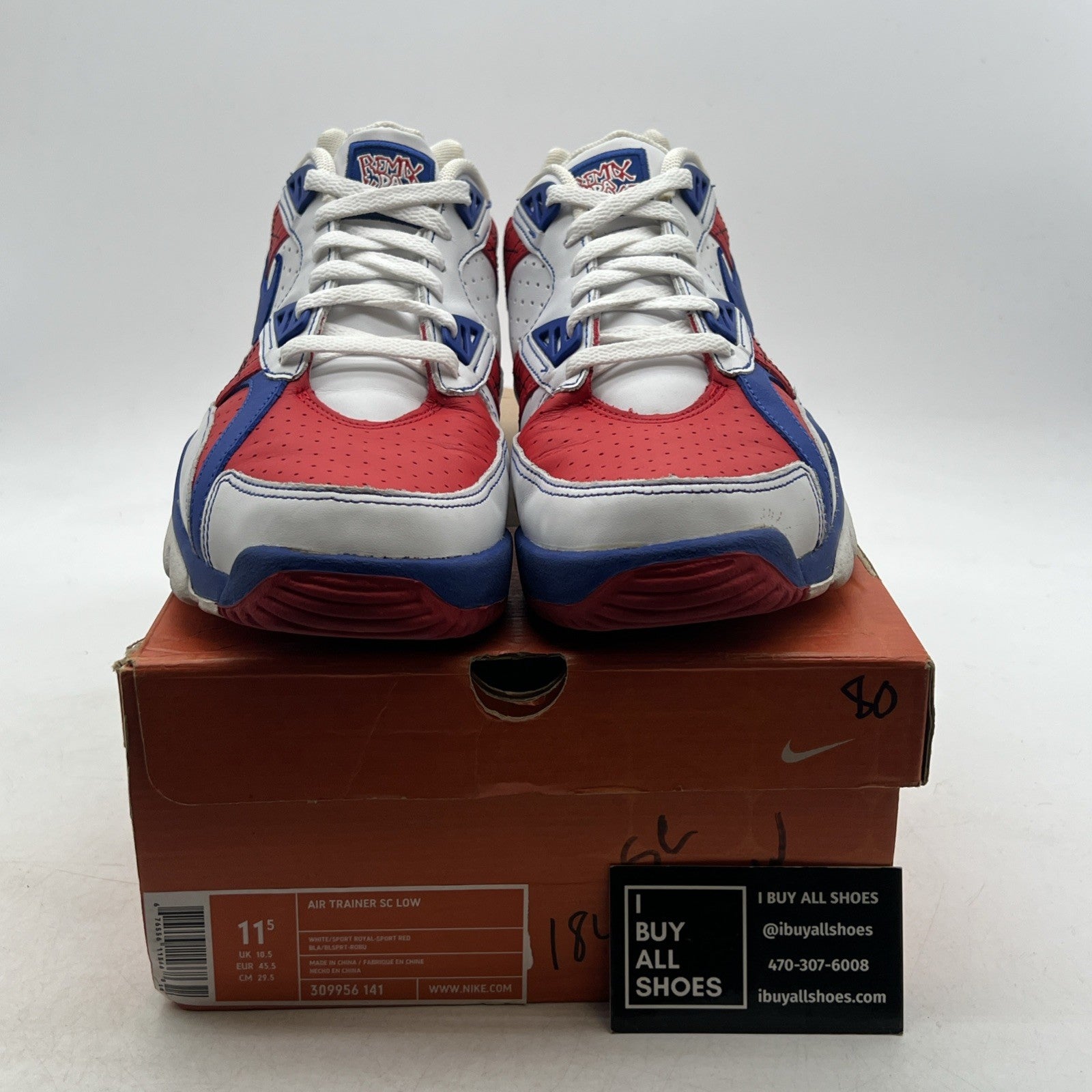 Size 11.5 - Nike Air Trainer Sc Low Remix Da Kickz (309956-141)