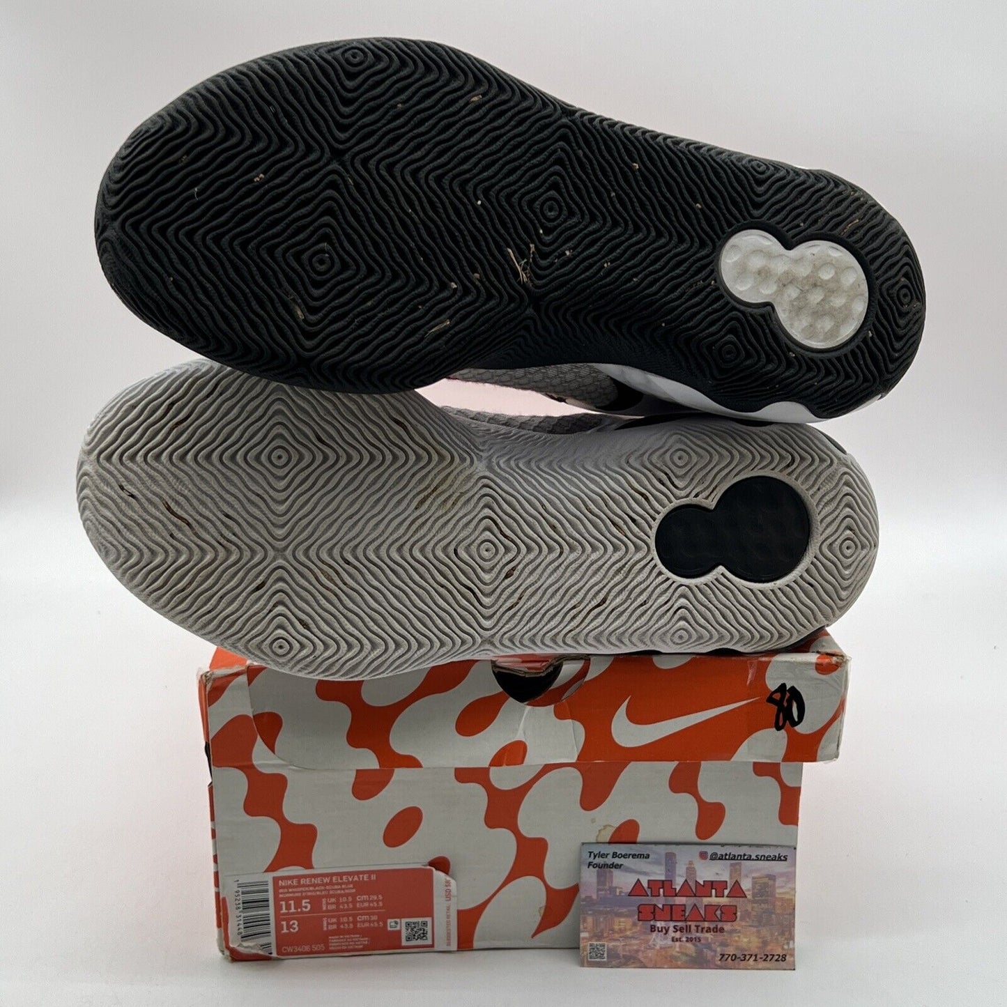 Size 11.5 - Nike Space Jam x Renew Elevate 2 Hares Grey Black (CW3406-505)