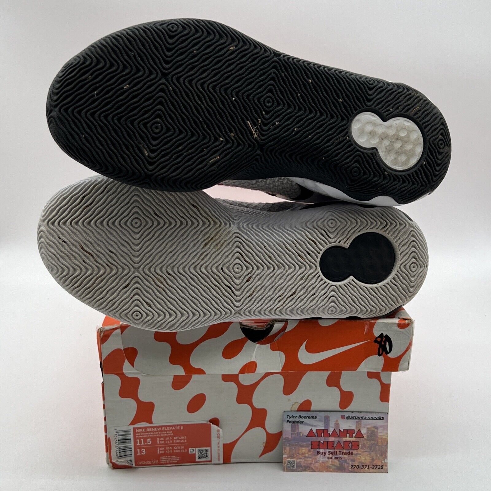 Size 11.5 - Nike Space Jam x Renew Elevate 2 Hares Grey Black (CW3406-505)