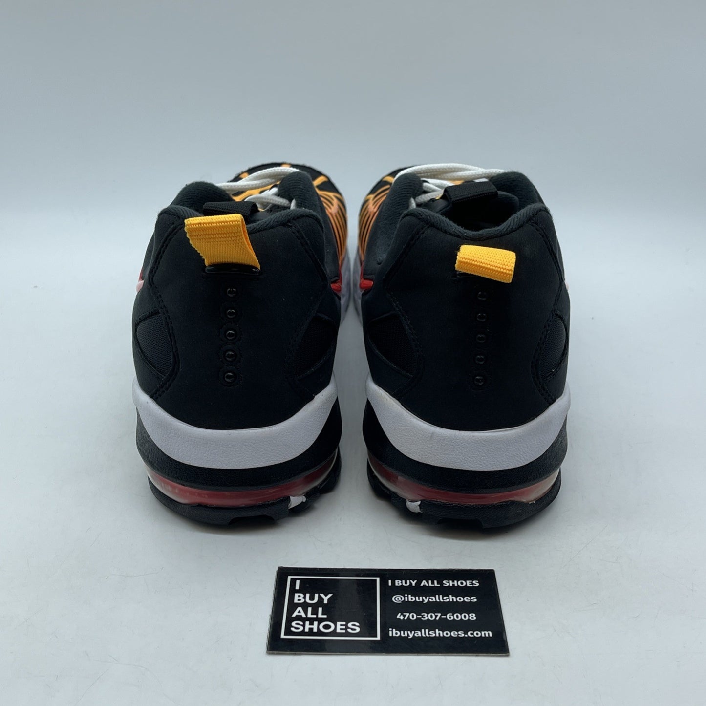 Size 13 - Nike Air Max 120 Laser Orange Red Black Suede (819857-003)