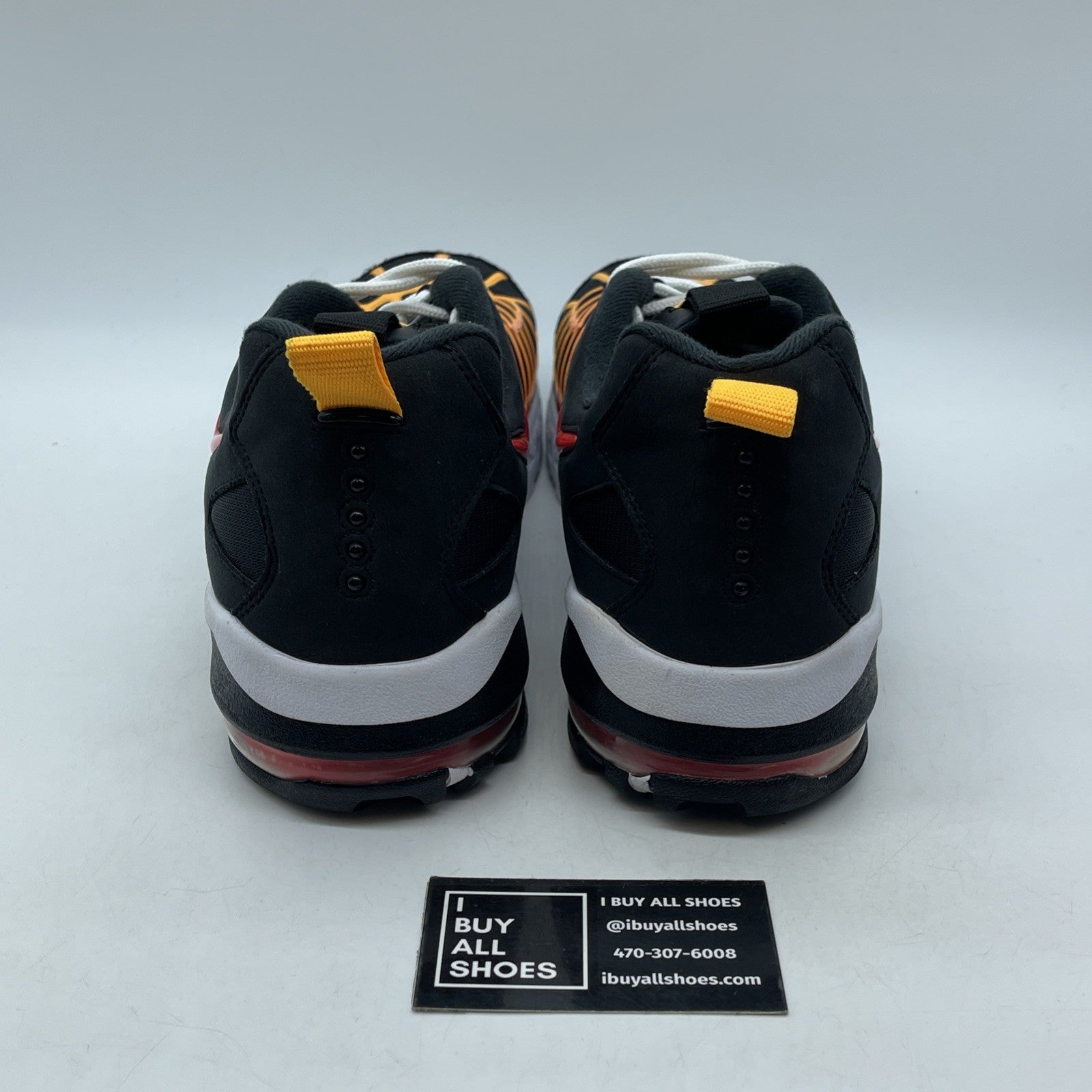 Size 13 - Nike Air Max 120 Laser Orange Red Black Suede (819857-003)