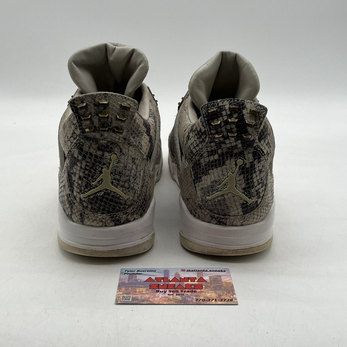 Size 11.5 - Air Jordan 4 Retro Premium Snakeskin (819139-030)