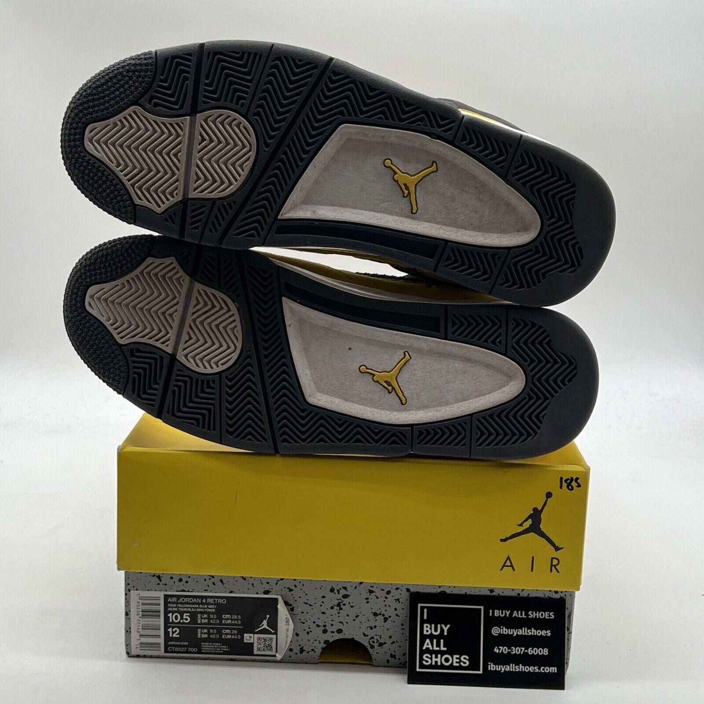 Size 10.5 - Air Jordan 4 Retro Mid Lightning (CT8527-700)