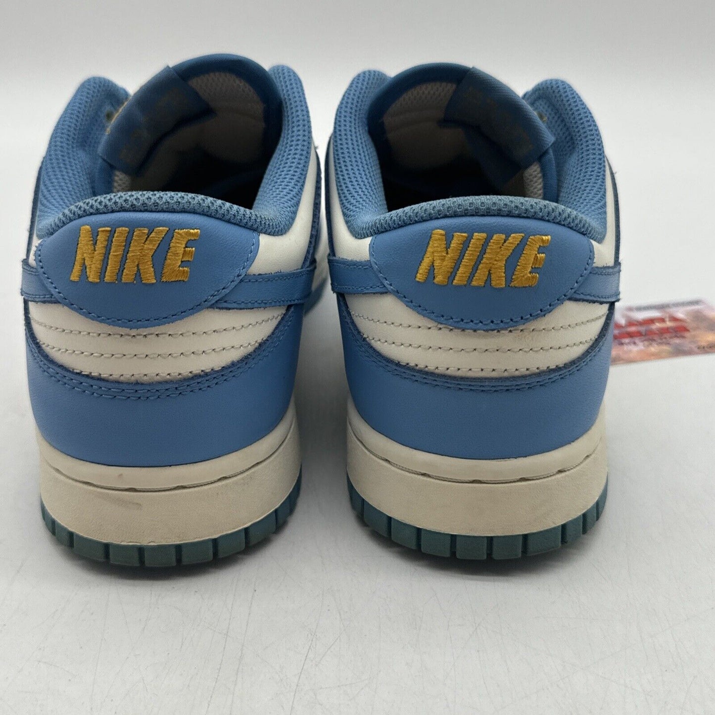 Size 11.5 - Nike Dunk Low Coast W10 Men’s Unc Blue White Yellow Premium Leather