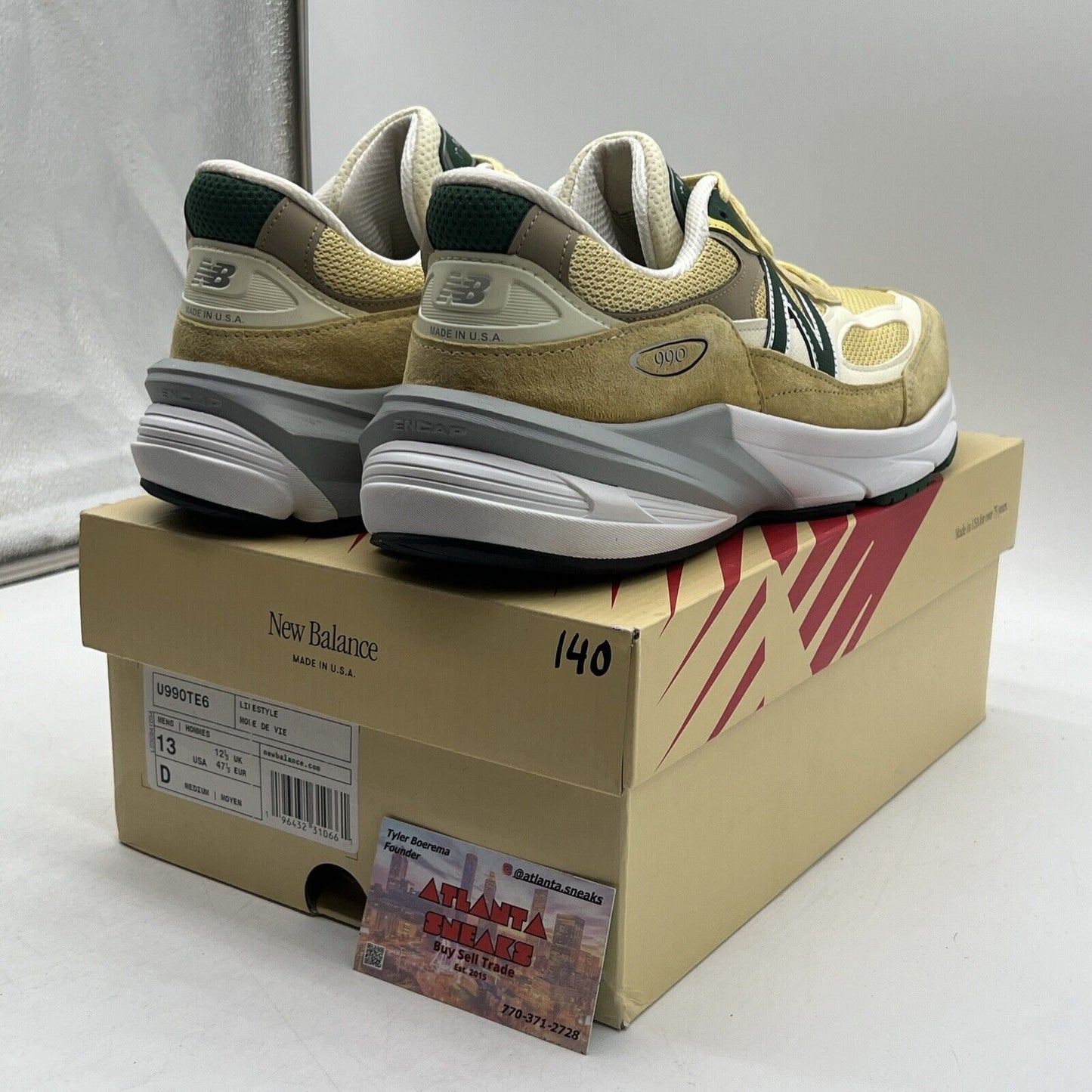 Size 13 - New Balance Teddy Santis x 990v6 Made in USA Sulphur (U990TE6)