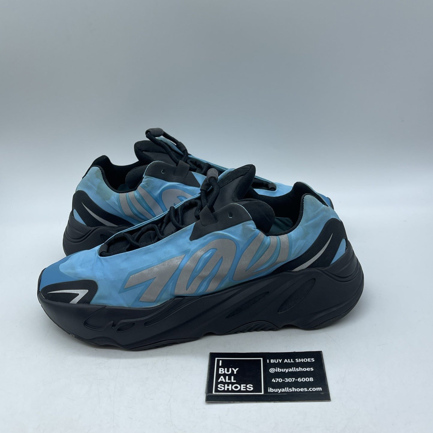 Size 9 - adidas Yeezy Boost 700 MNVN Bright Cyan Blue Black (GZ3079)