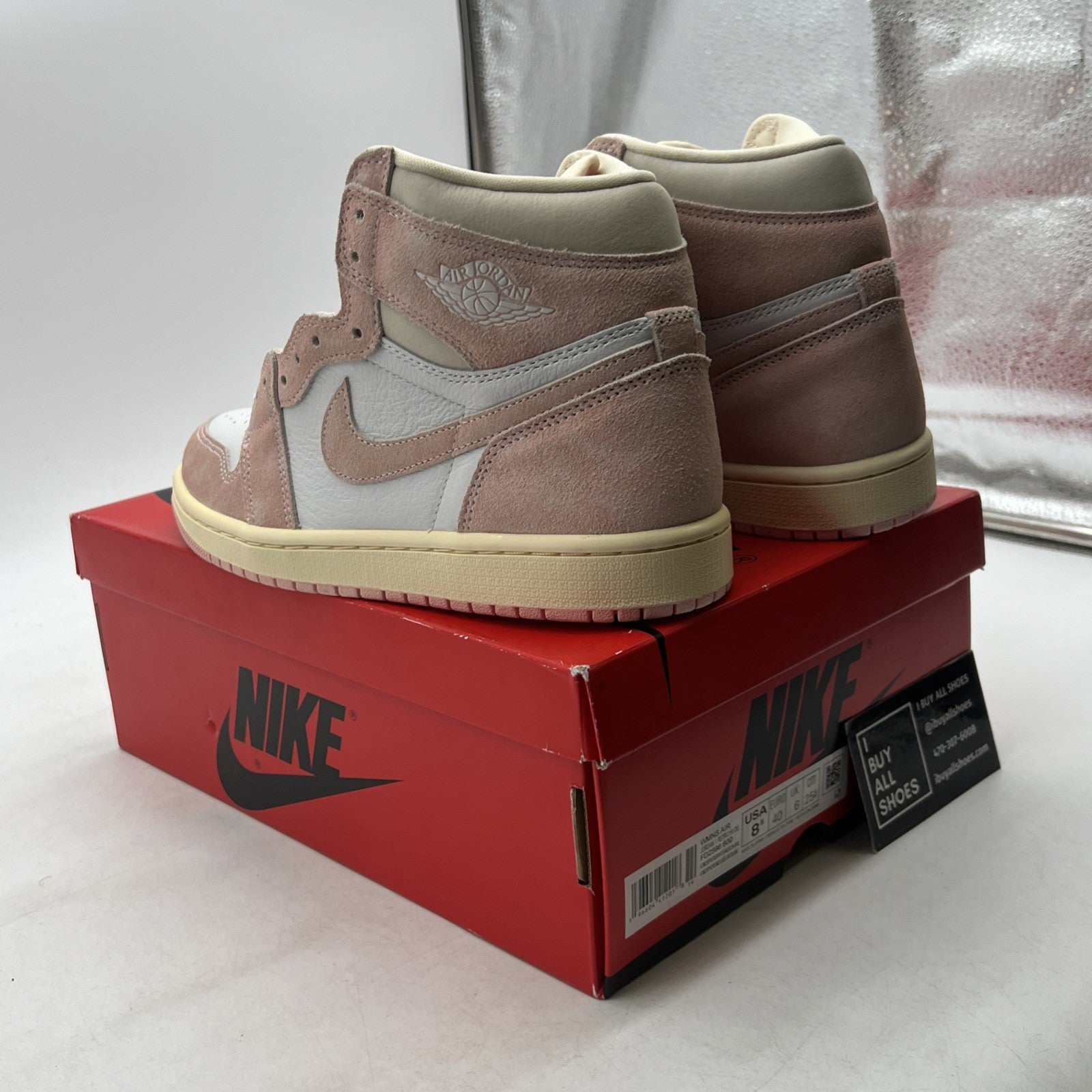 Size 8.5 - Air Jordan 1 Retro OG High Washed Pink W (FD2596-600)